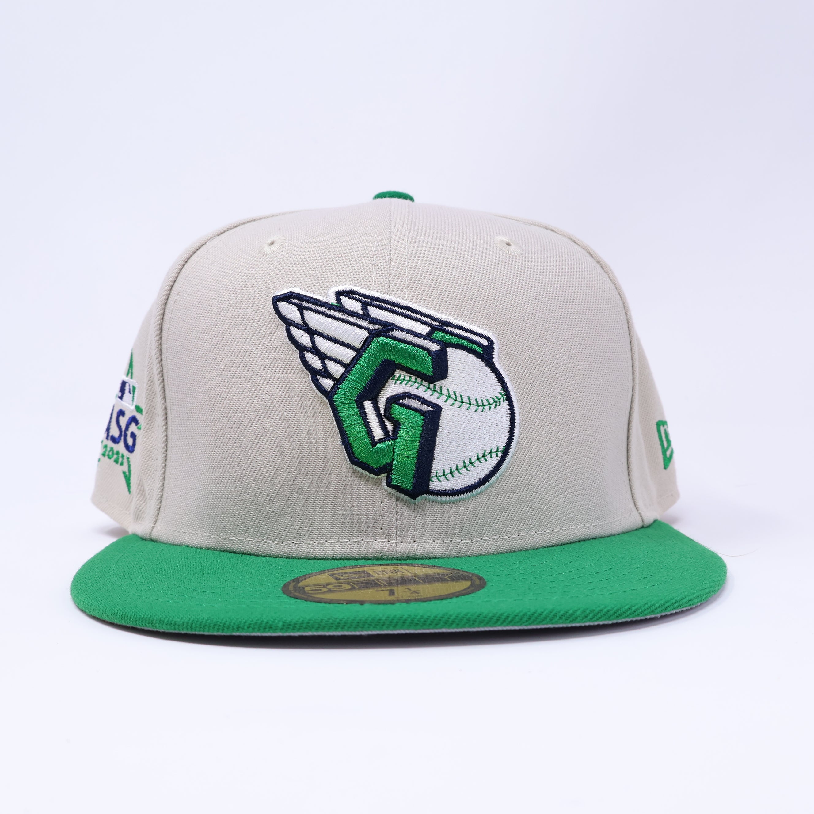 NWT 1/4 Stone Cleveland Guardians ASG 2022 59fifty New Era Fitted Hat Cap