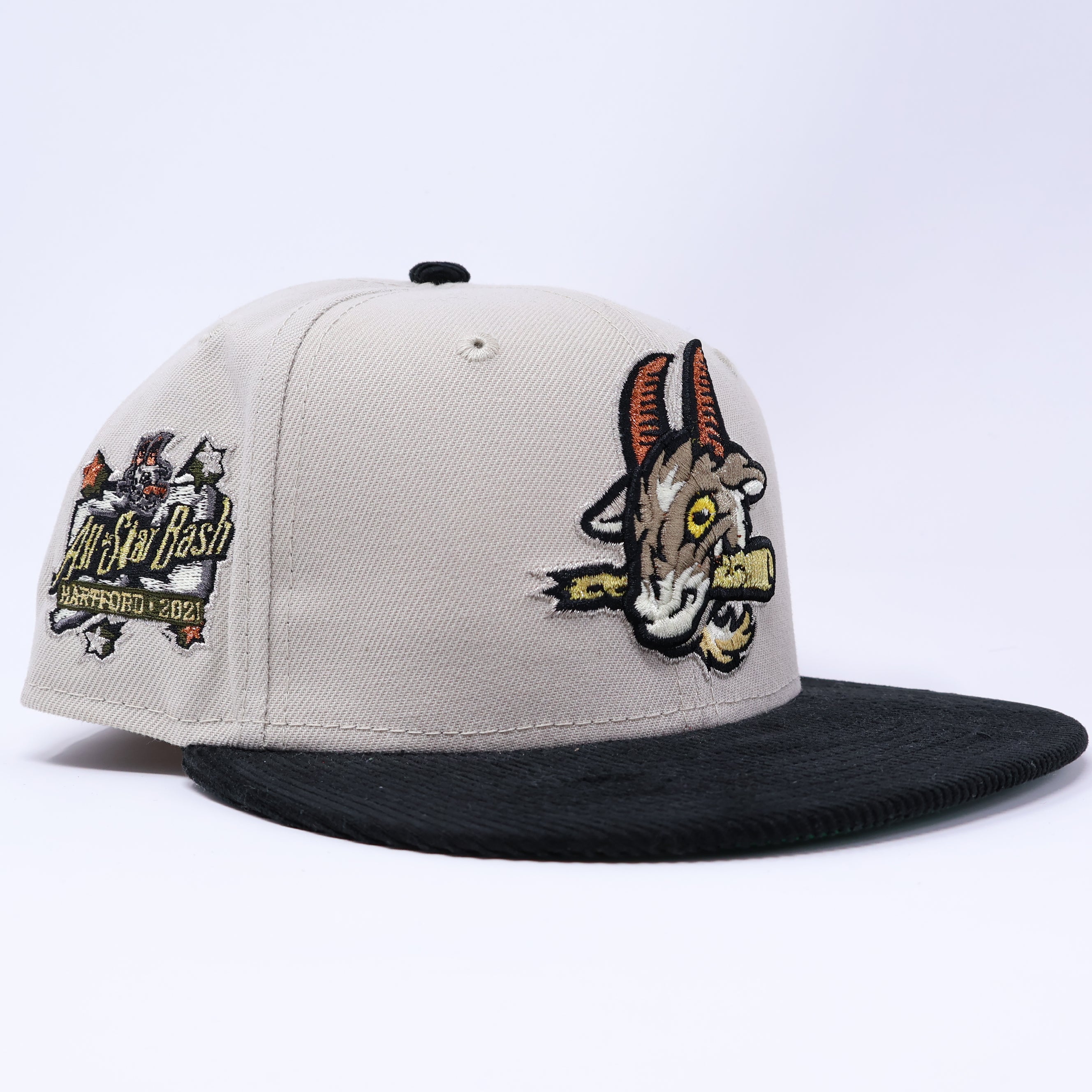 NWT 1/4 Stone Hartford Yard Goats Minor League 59fifty New Era Fitted Hat Cap