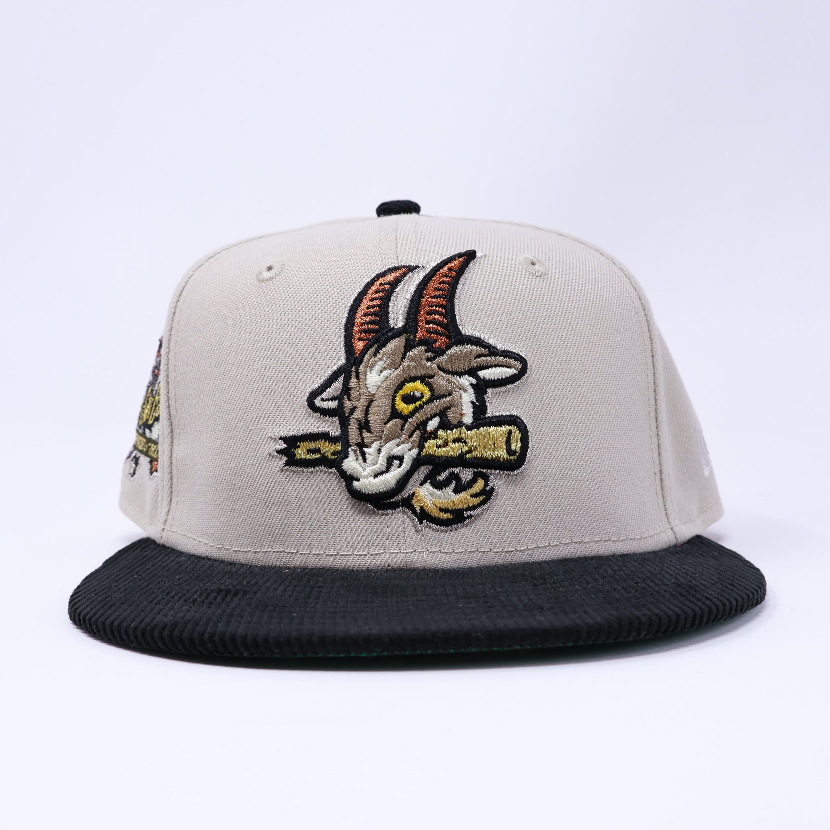 NWT 1/4 Stone Hartford Yard Goats Minor League 59fifty New Era Fitted Hat Cap