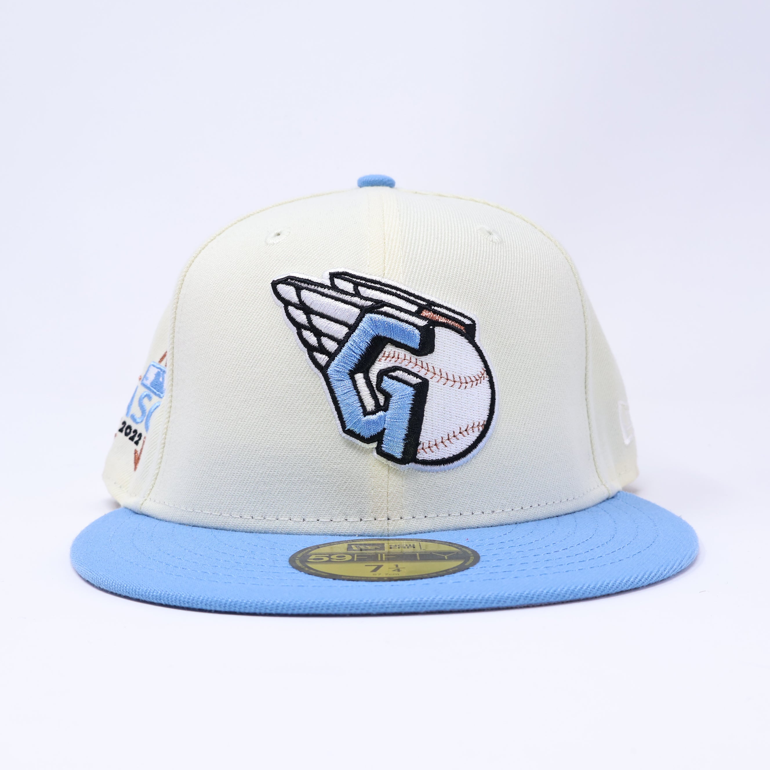 NEW 1/4 Chrome Cleveland Guardian Indian ASG 2022 59fifty New Era Fitted Hat Cap