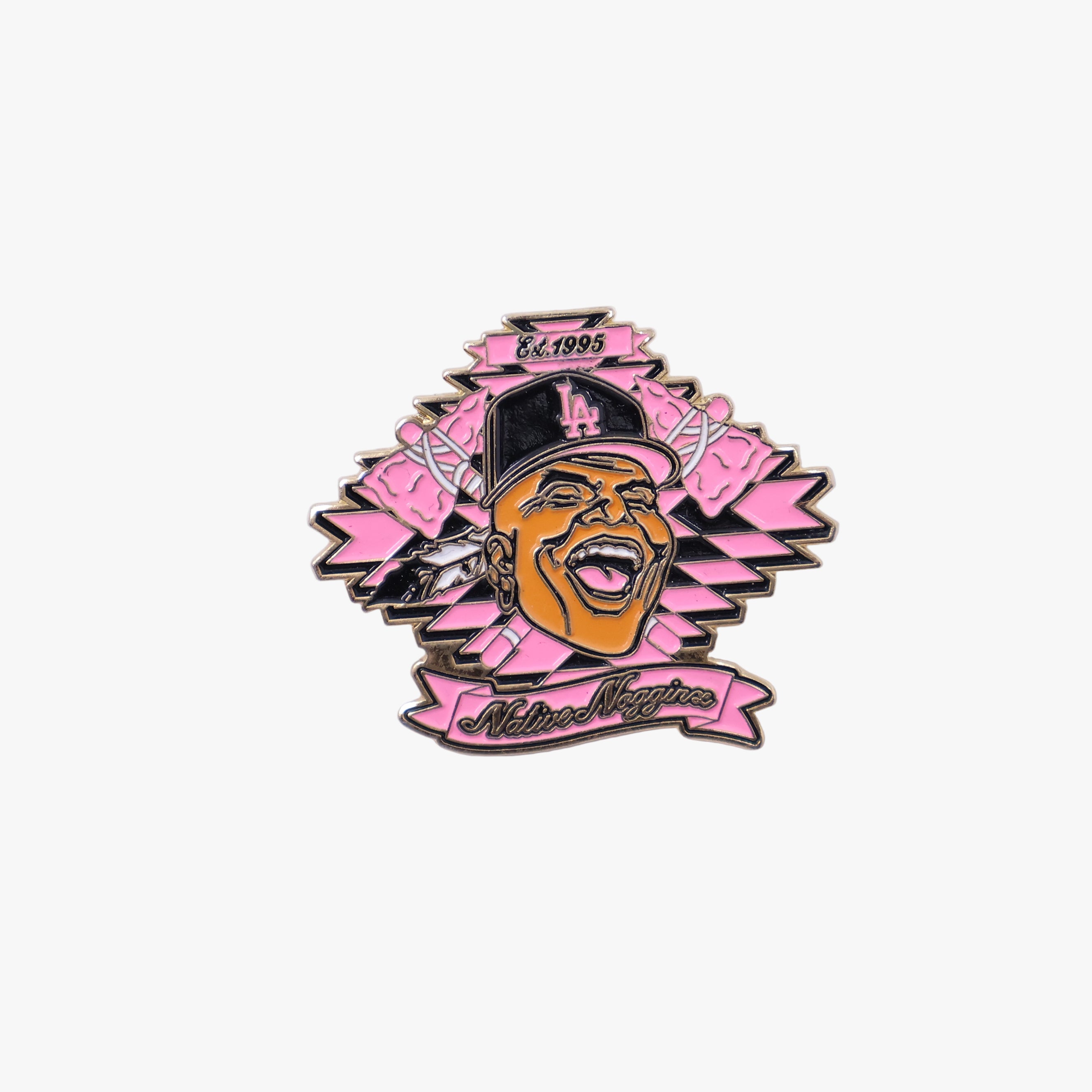 Native American Graphic Pin