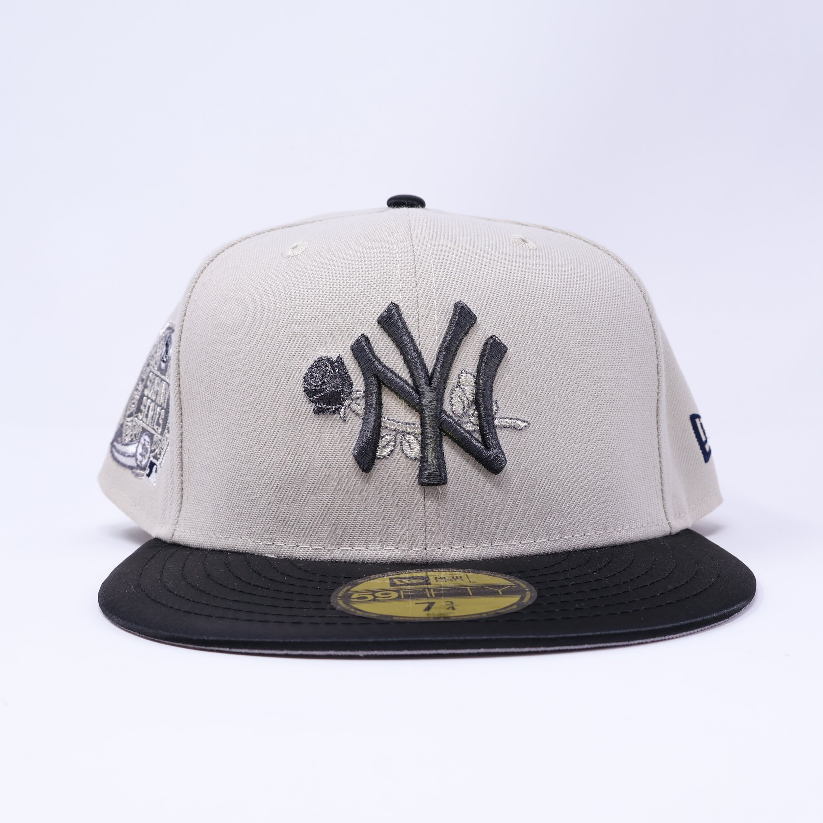 NEW Stone New York Yankees Rose Subway Series 59fifty New Era Fitted Hat Cap