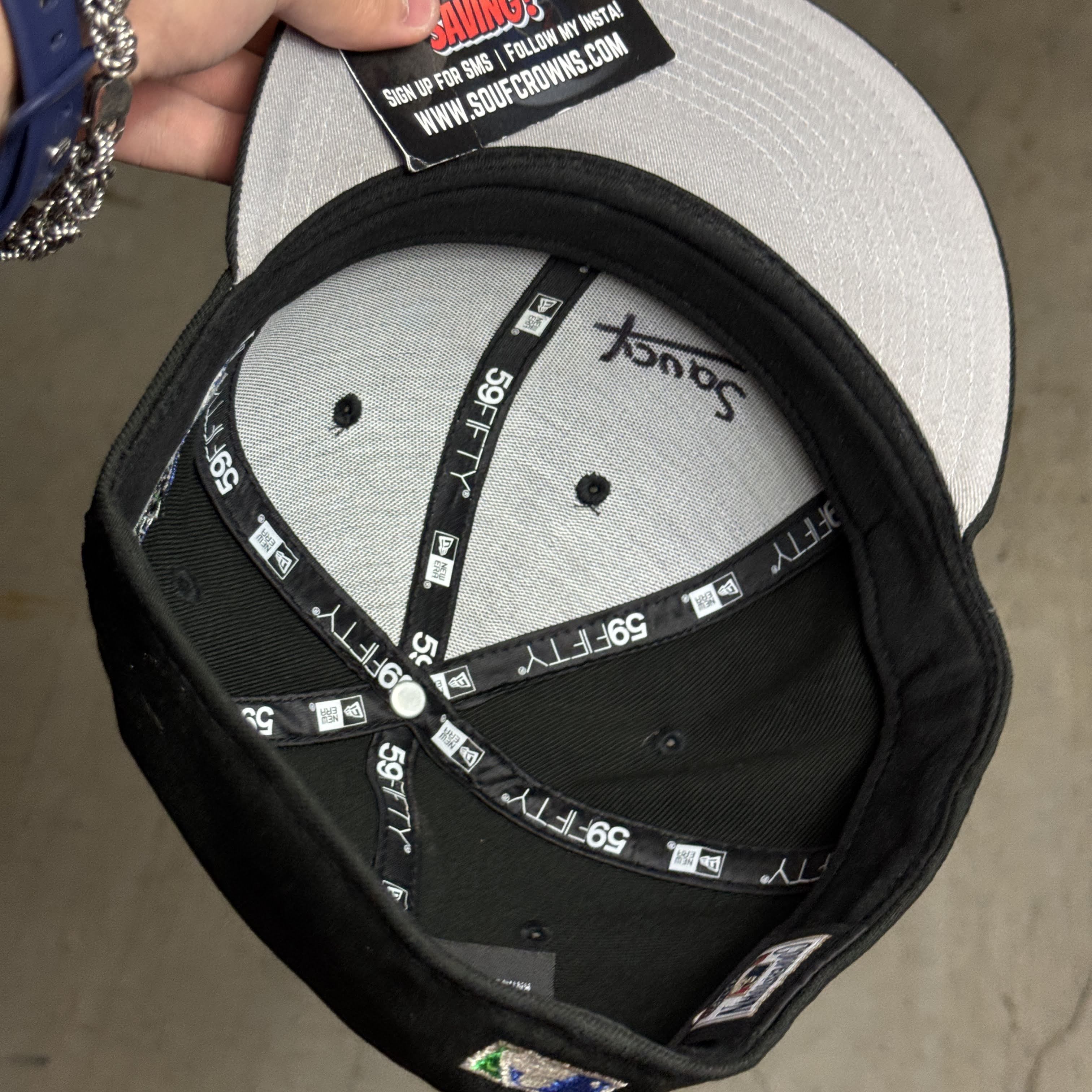 USED 3/4 Black Philadelphia Phillies 1996 All Star Game 59fifty New Era Fitted Hat Cap