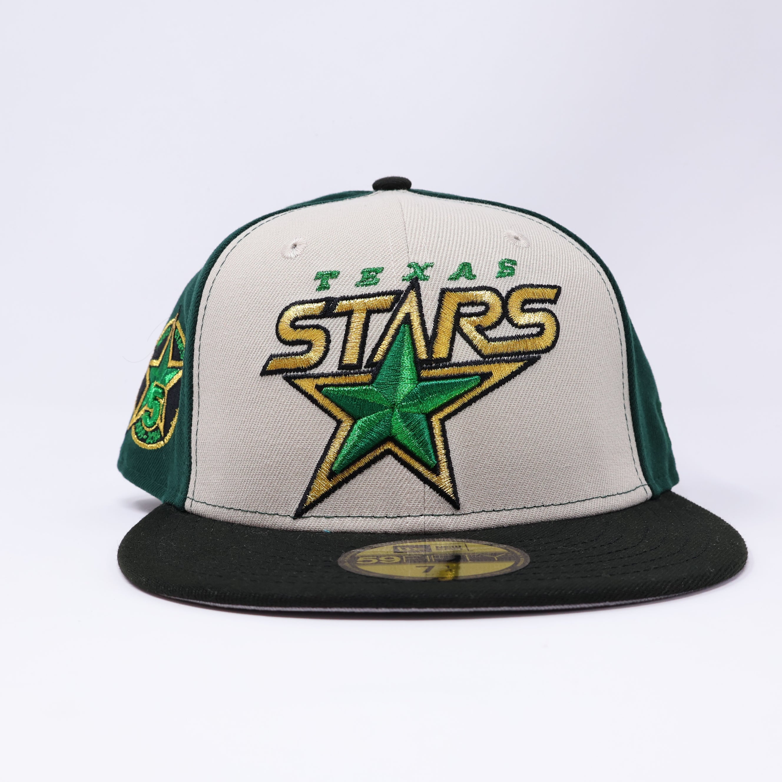 NWT 1/4 Multicolor Dallas Texas Stars AHL 59fifty New Era Fitted Hat Cap