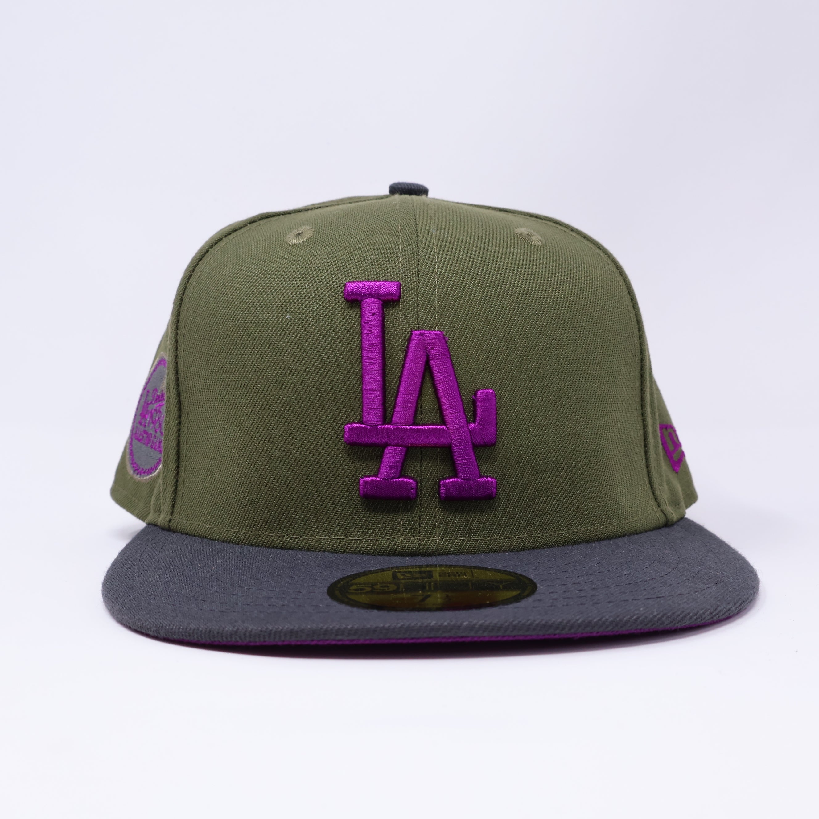 NWT 1/2 Green Los Angeles Dodgers 50th Anniversary 59fifty New Era Fitted Hat Cap