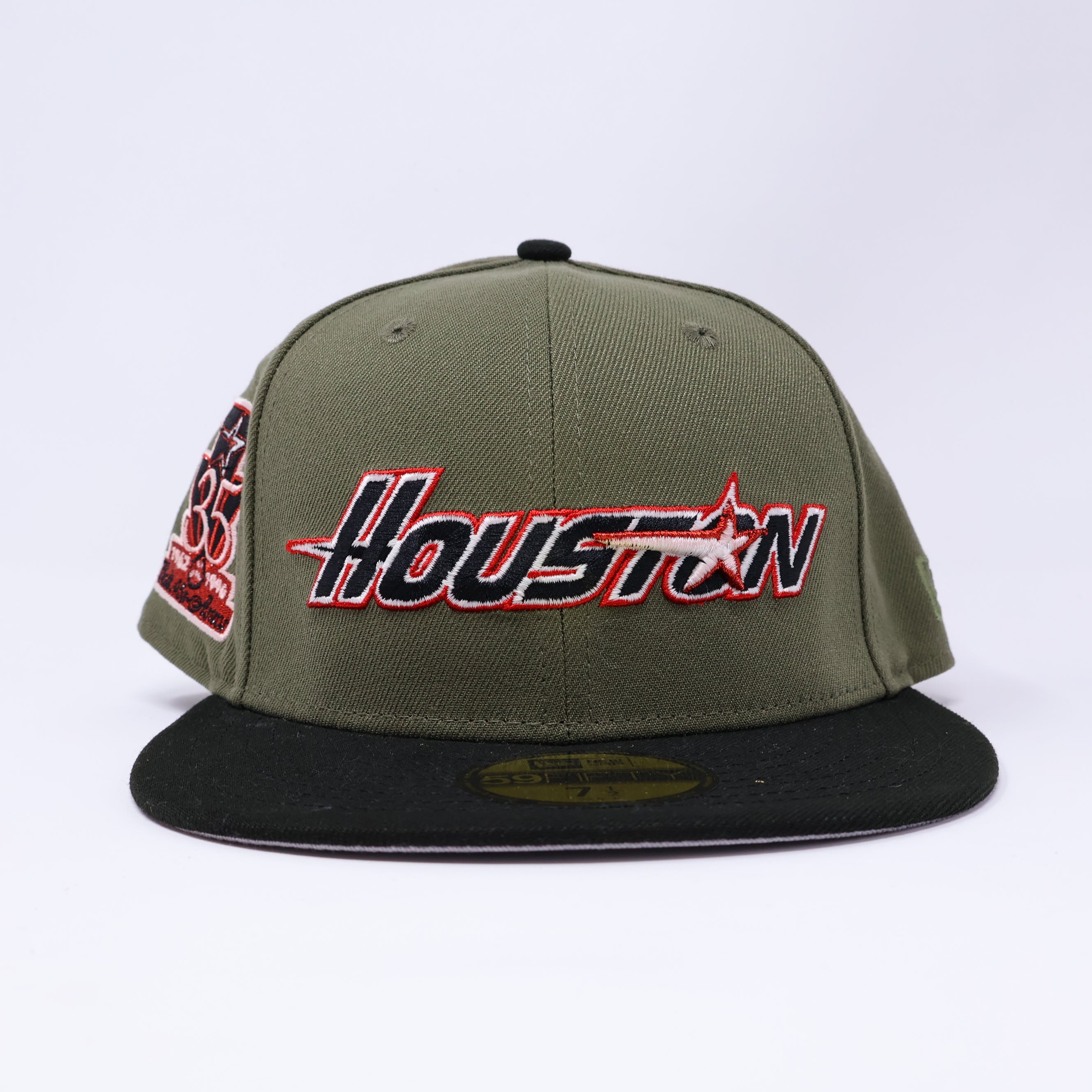 NWT 1/2 Green Houston Astros 35th Anniversary 59fifty New Era Fitted Hat Cap