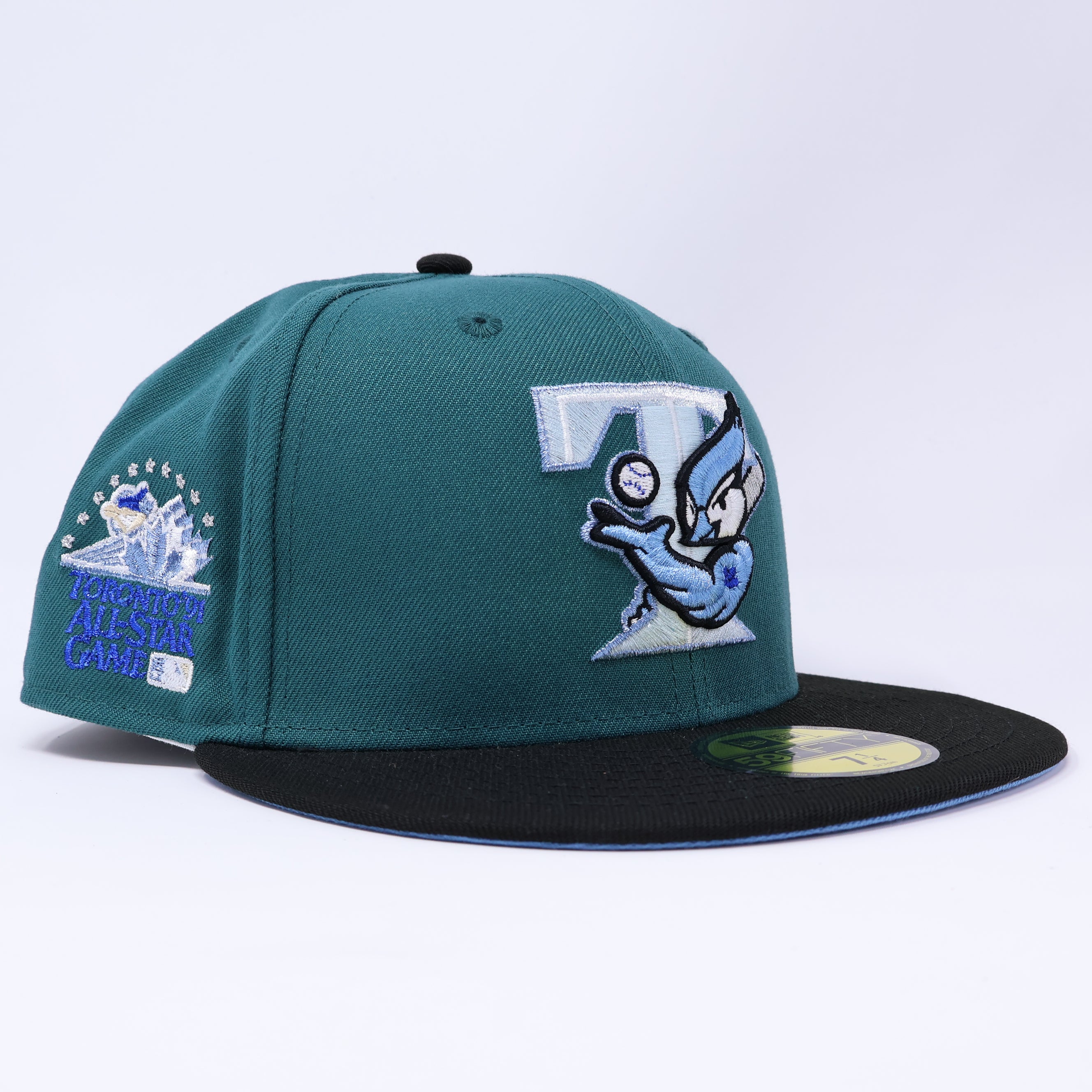 NWT 1/4 Green Toronto Blue Jays All Star Game 59fifty New Era Fitted Hat Cap