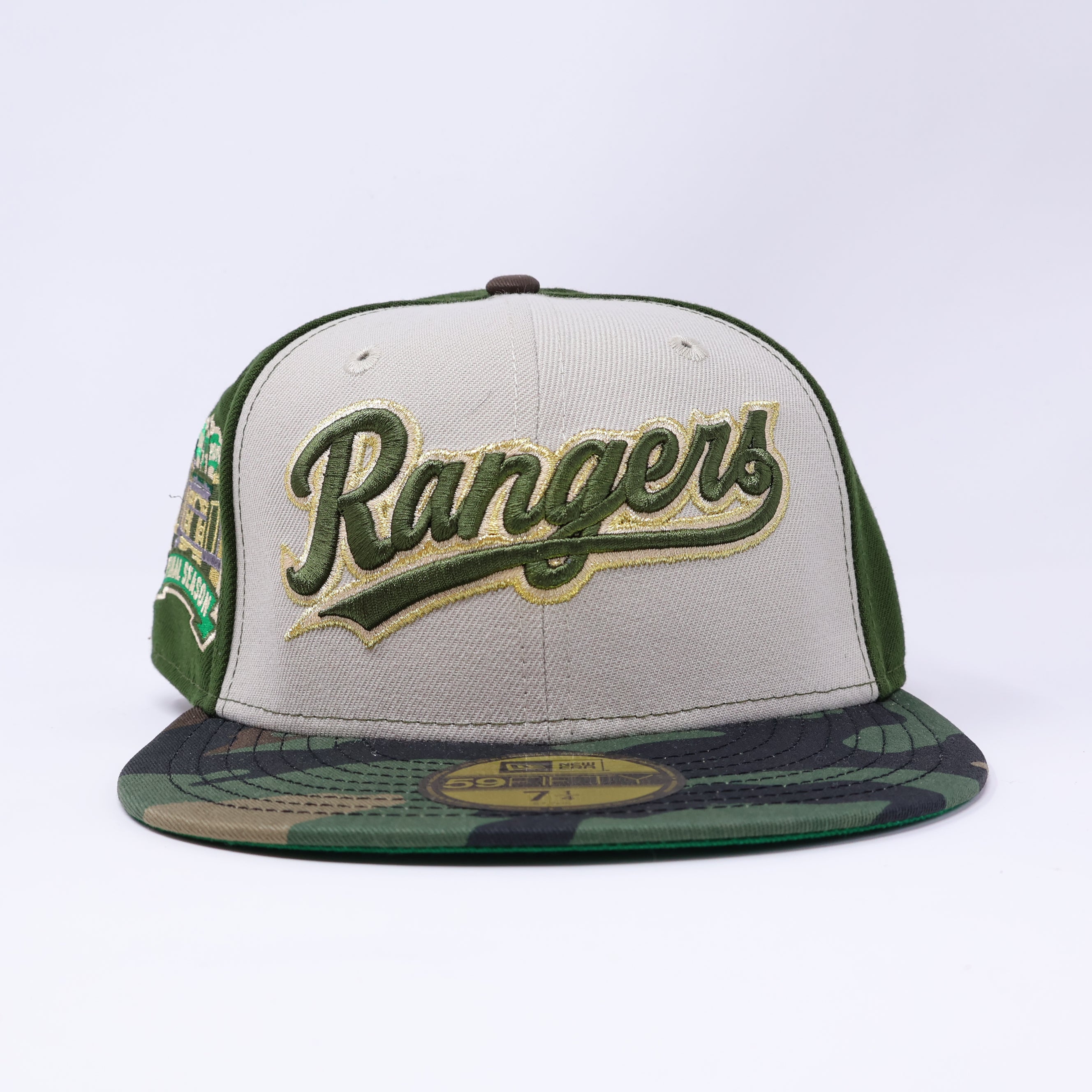 NWT 1/4 Multicolor Dallas Texas Rangers Final Season 59fifty New Era Fitted Hat Cap