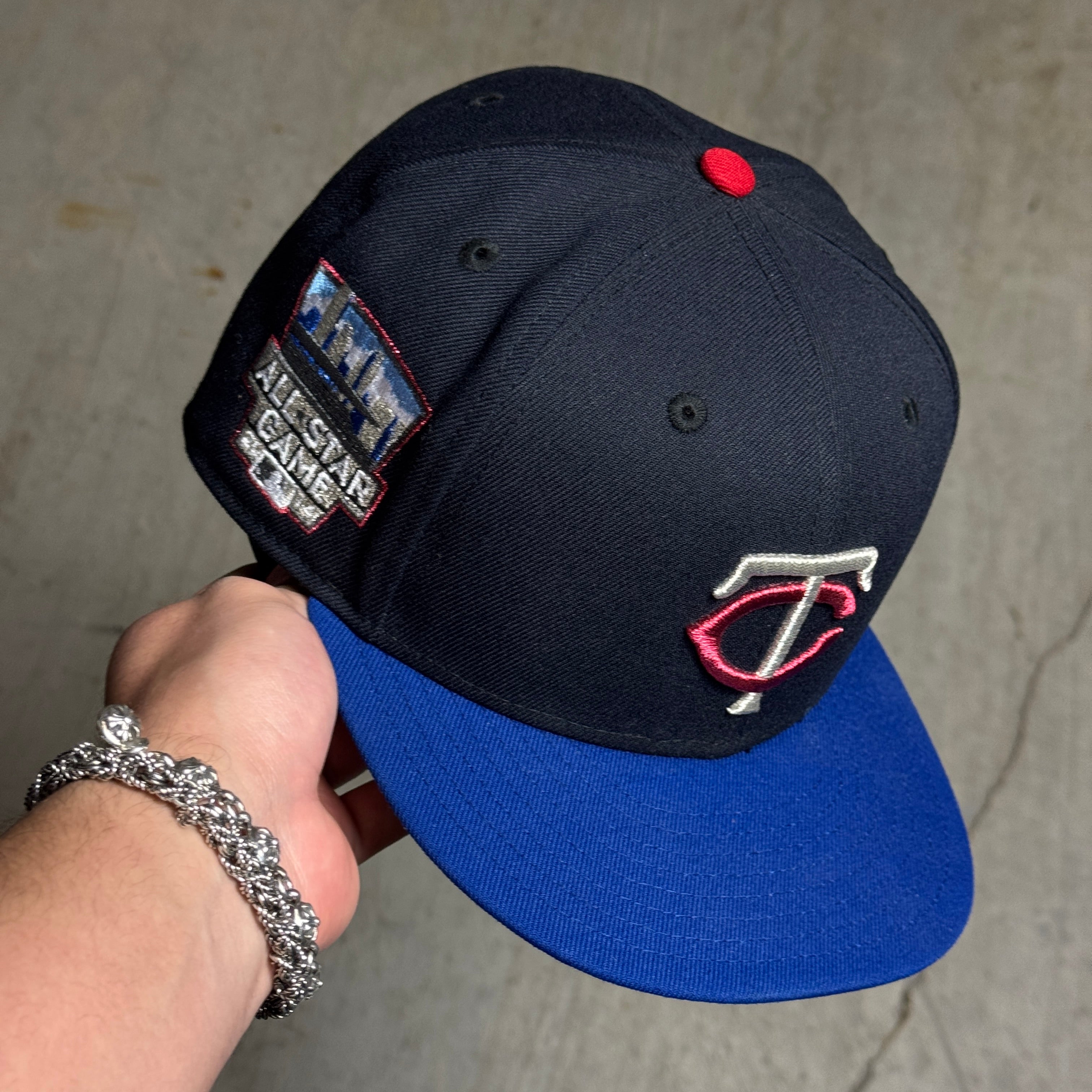 USED 5/8 Navy Minnesota Twins 2014 All Star Game 59fifty New Era Fitted Hat Cap