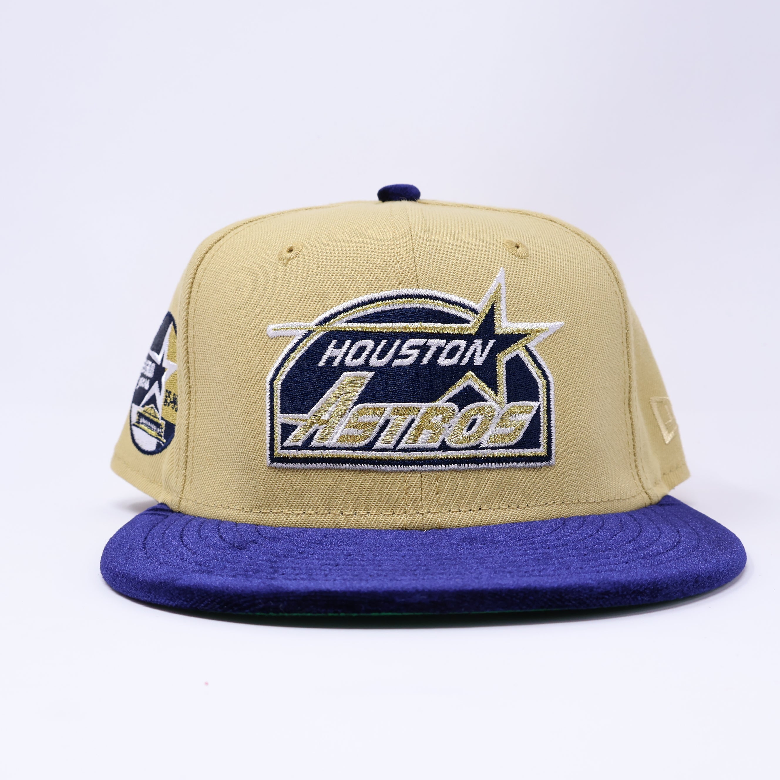 NWT 1/2 Khaki Houston Astros 35 Great Years 59fifty New Era Fitted Hat Cap