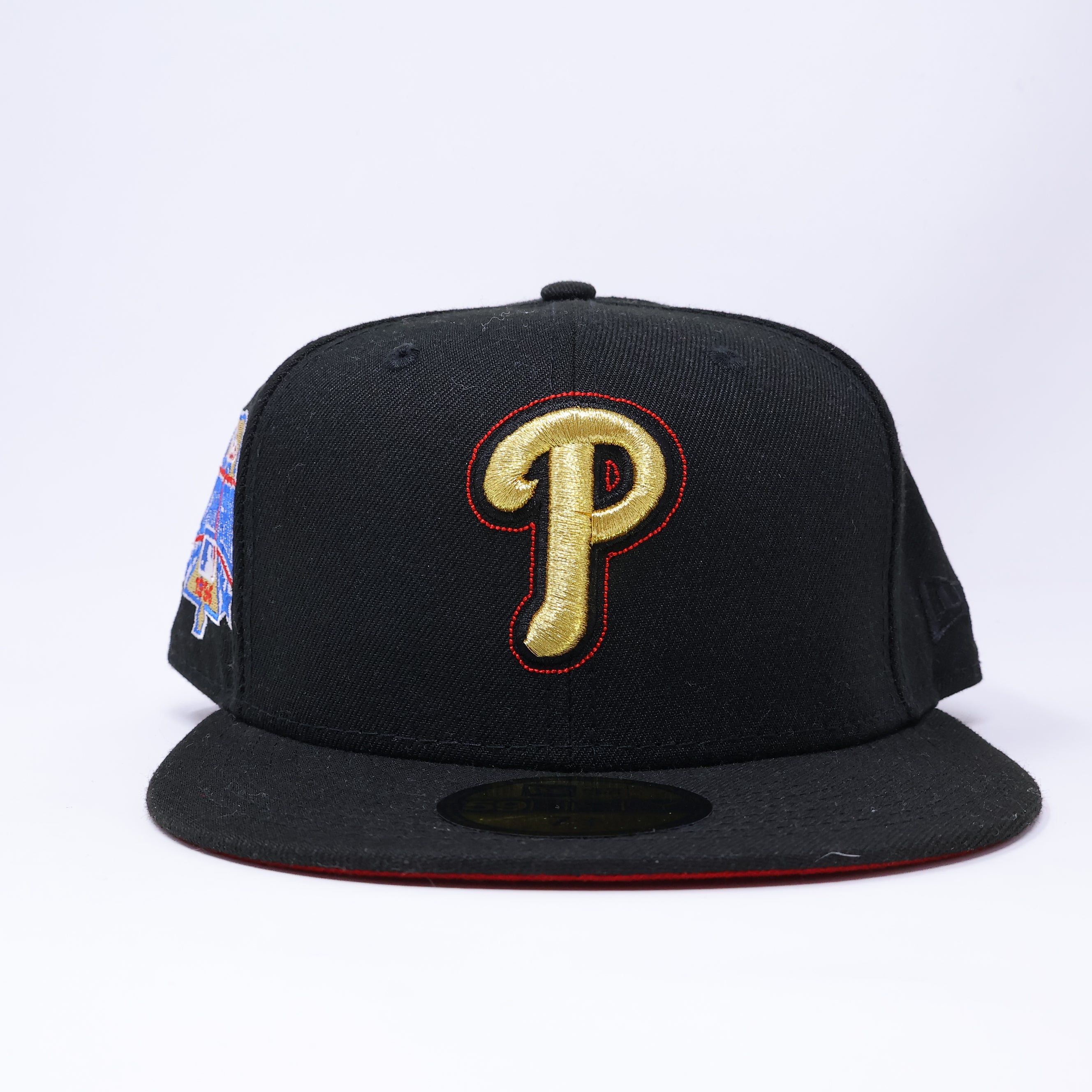 NWT 3/4 Black Philadelphia Phillies 1996 All-Star Game 59fifty New Era Fitted Hat Cap