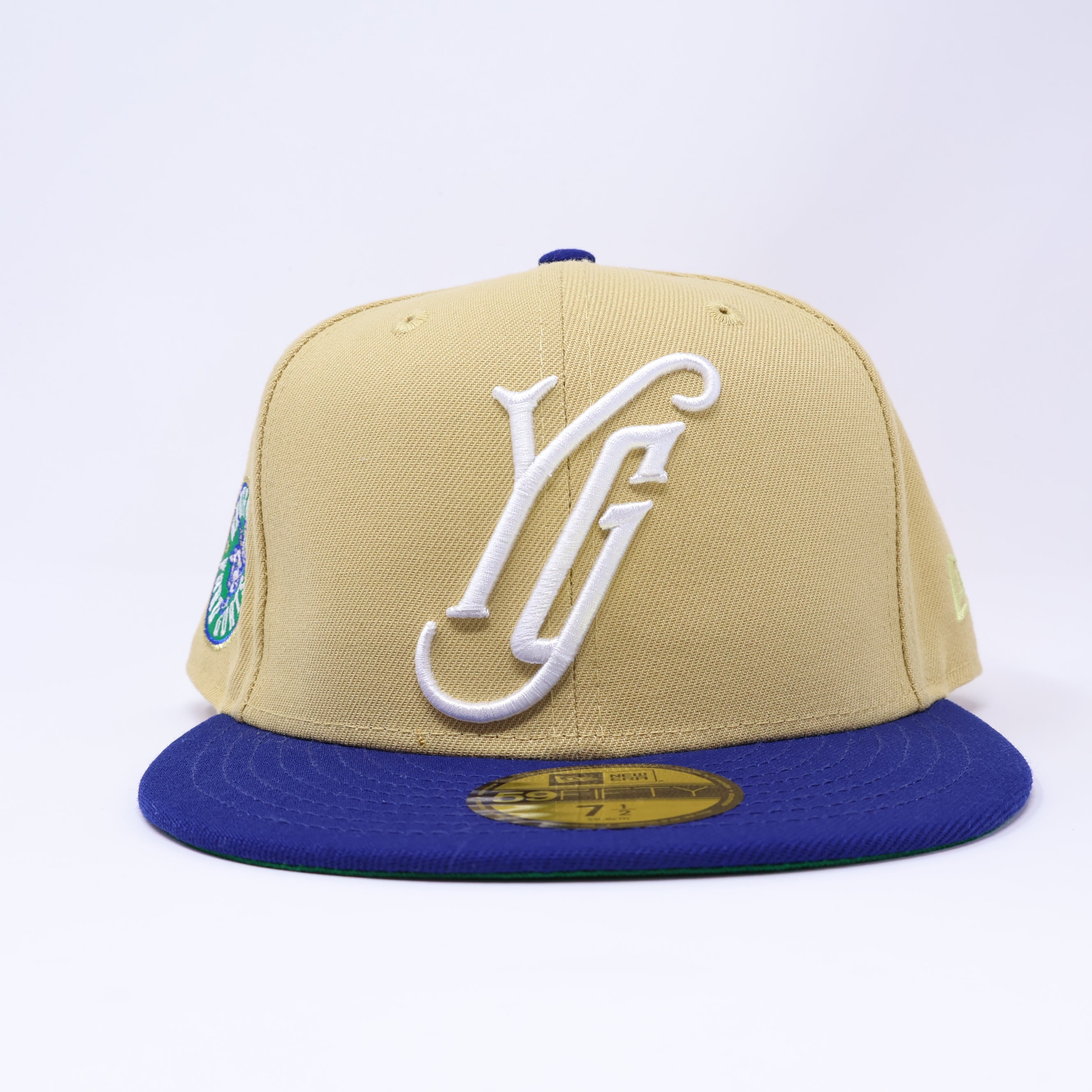 NWT 1/2 Khaki Hartford Yard Goats Minor League 59fifty New Era Fitted Hat Cap