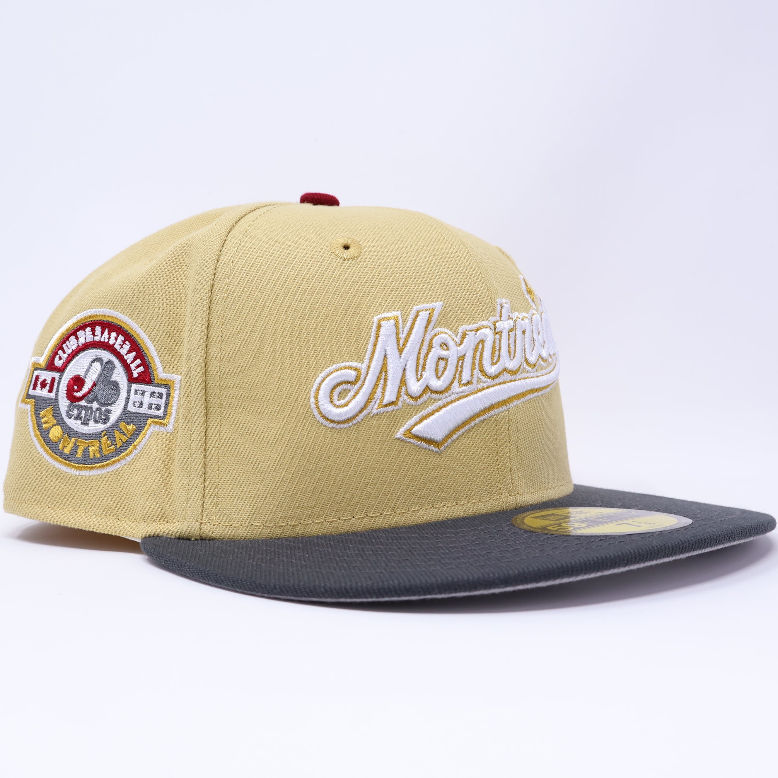 NEW Vegas Gold Montreal Expos Club Baseball Toronto 59fifty New Era Fitted Hat Cap