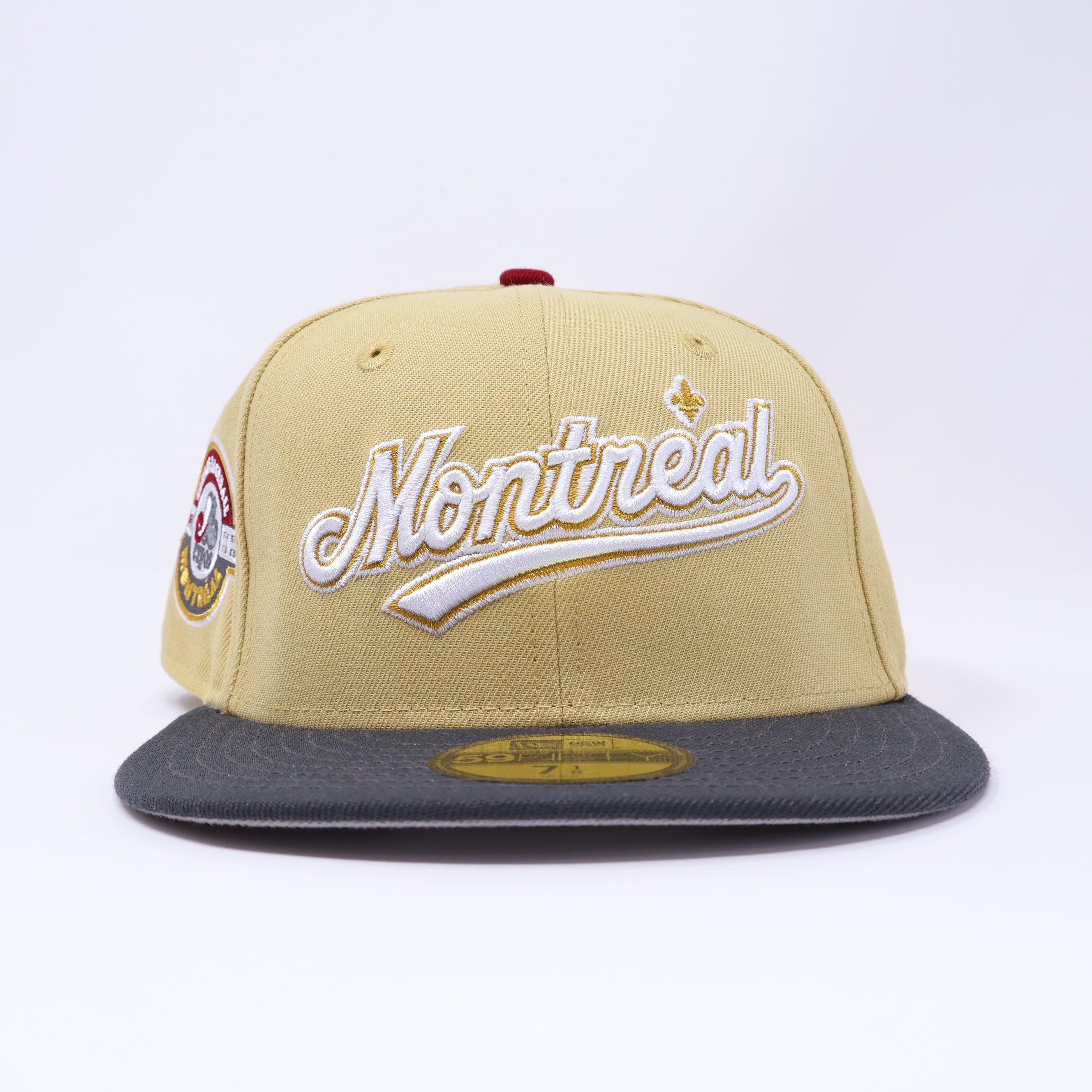 NEW Vegas Gold Montreal Expos Club Baseball Toronto 59fifty New Era Fitted Hat Cap