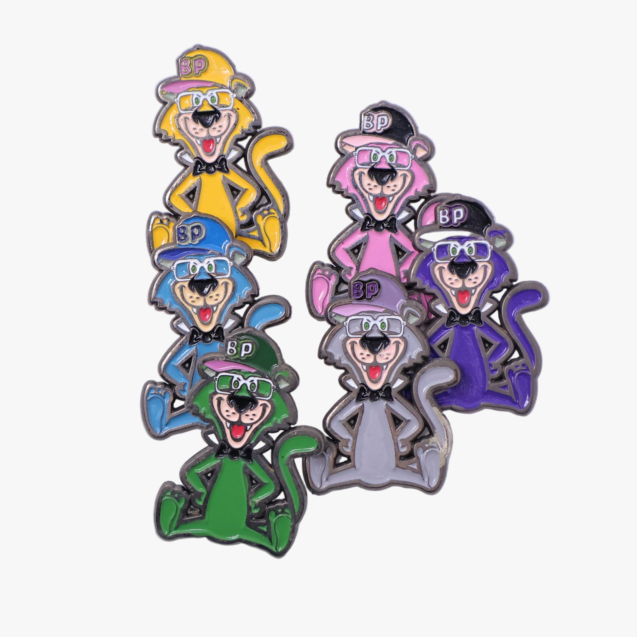 Sitting Tiger Graphic Pin