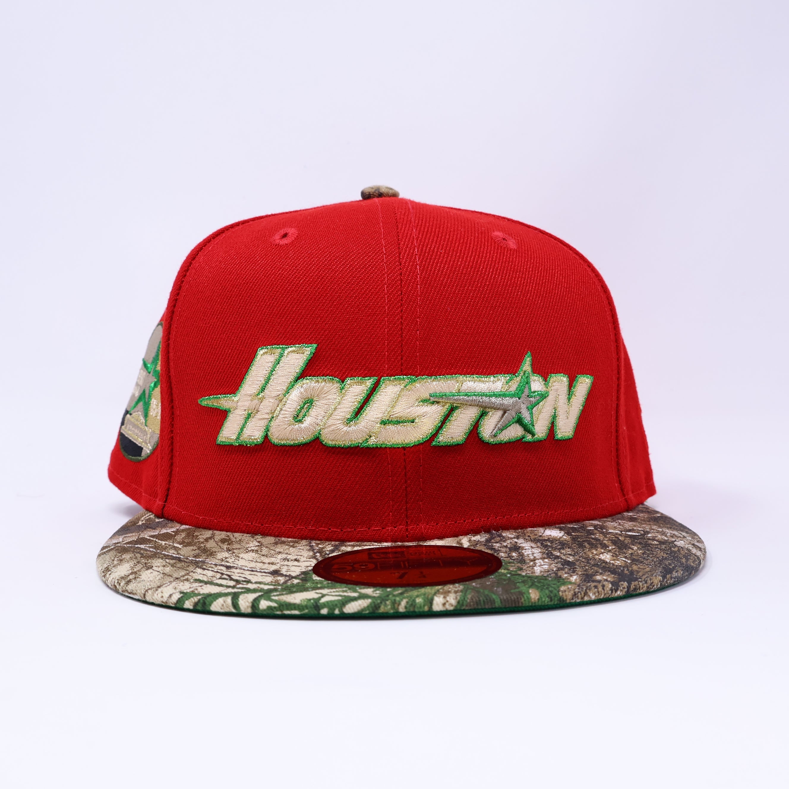NWT 1/4 Red Houston Astros 35 Great Years 59fifty New Era Fitted Hat Cap