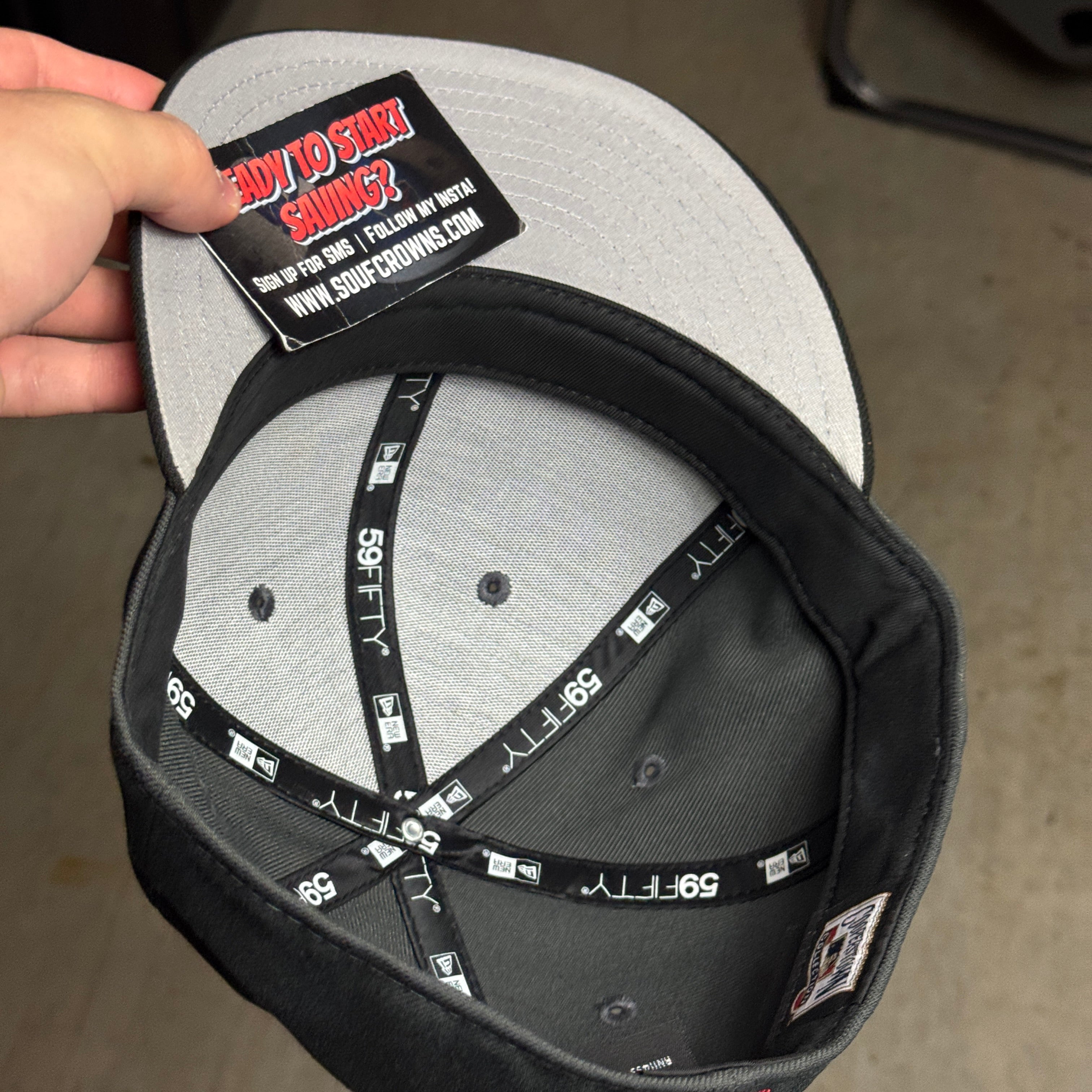 USED 3/4 Gray Houston Astros 45th Anniversary 59fifty New Era Fitted Hat Cap