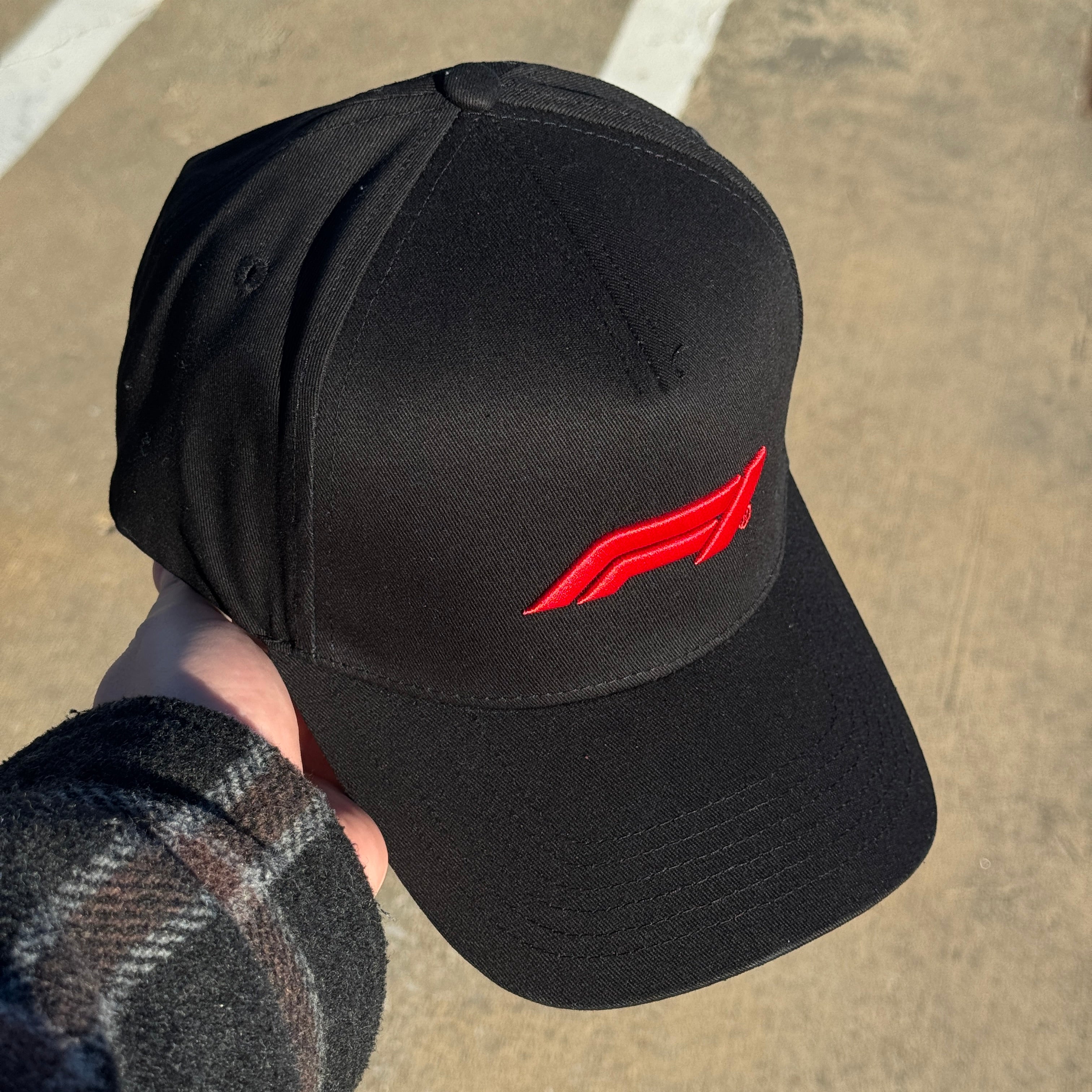 NWT Formula 1 F1 Black Baseball Cap Hat Adjustable Racing Logo Mens Womens Fashion