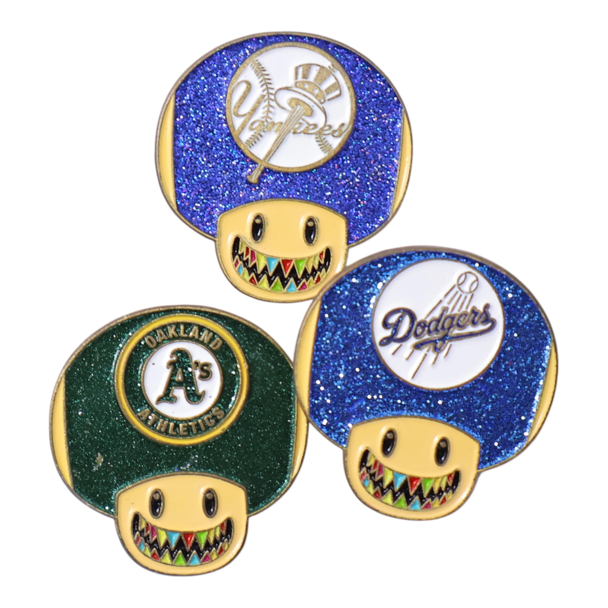 Toad MLB Teams Graphic Pin