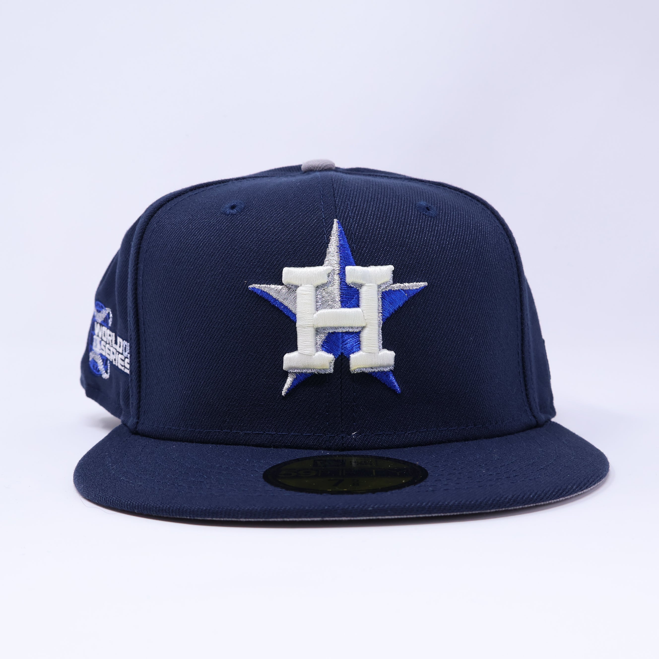 NWT 5/8 Blue Houston Astros 2005 World Series 59fifty New Era Fitted Hat Cap