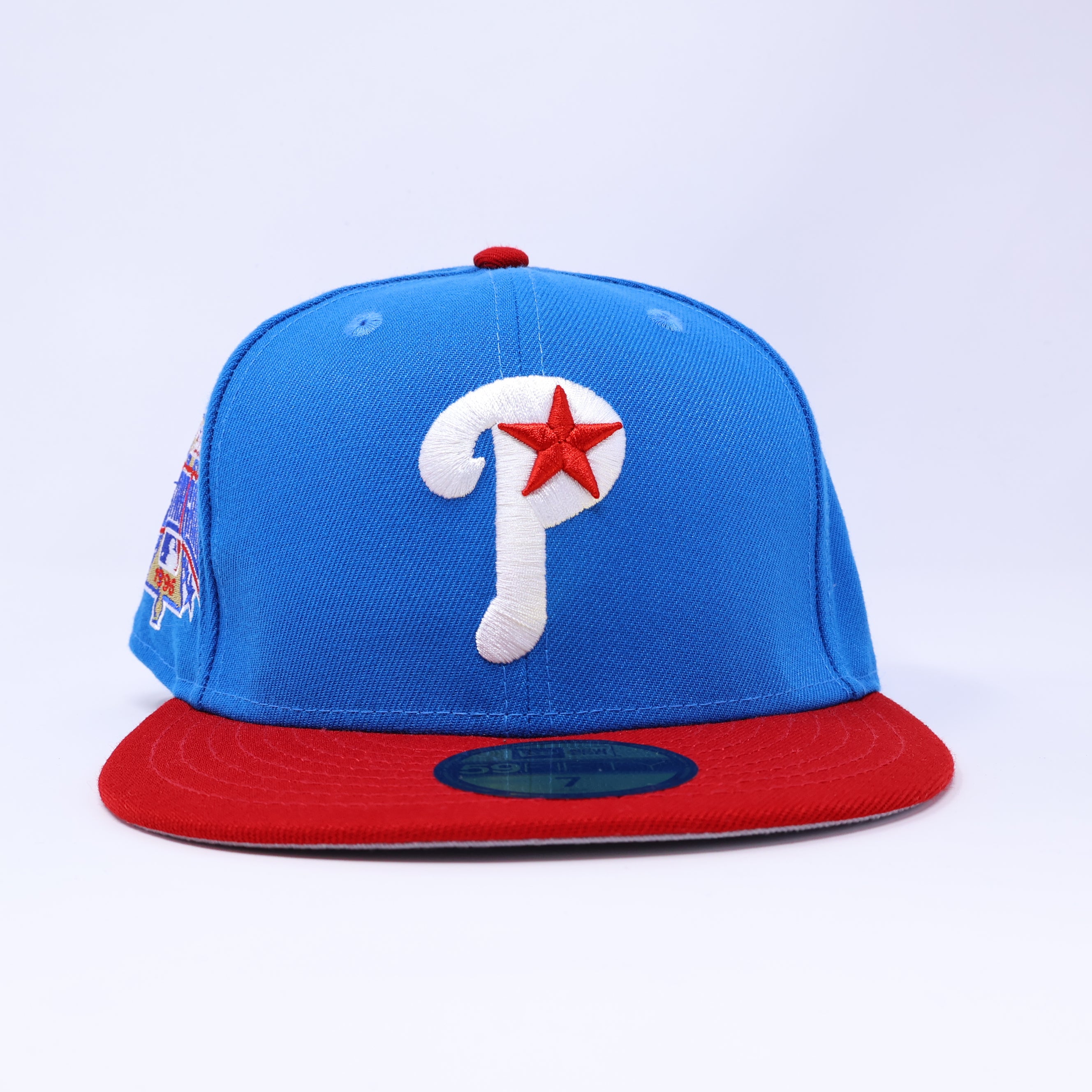 NEW 7 Blue Philadelphia Phillies 1996 All Star Game 59fifty New Era Fitted Hat Cap