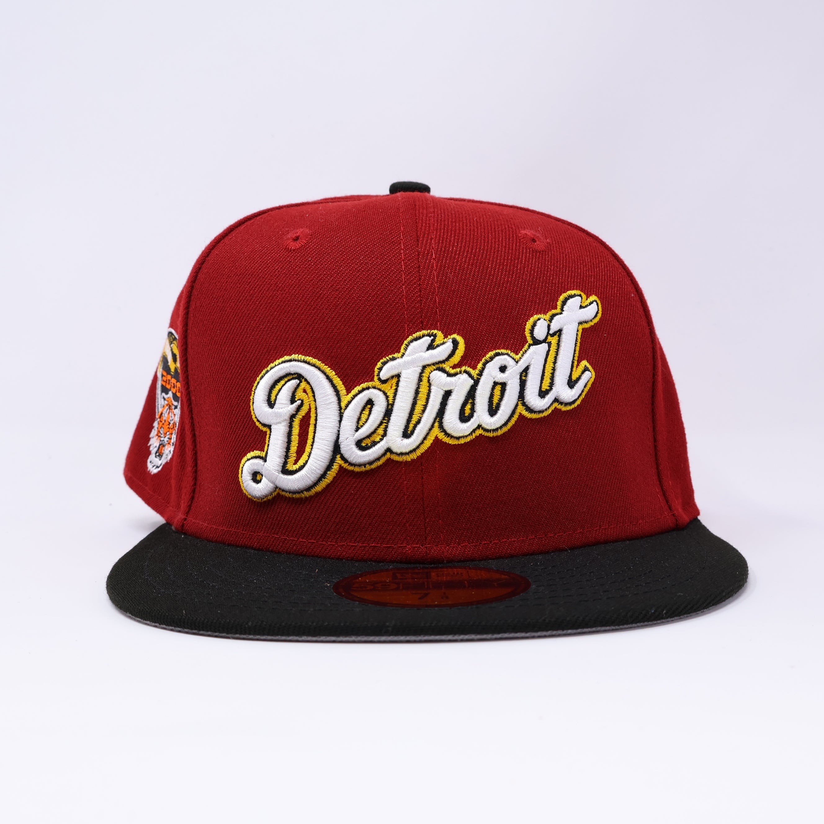 NWT 1/8 Maroon Detroit Tigers Year 2000 59fifty New Era Fitted Hat Cap