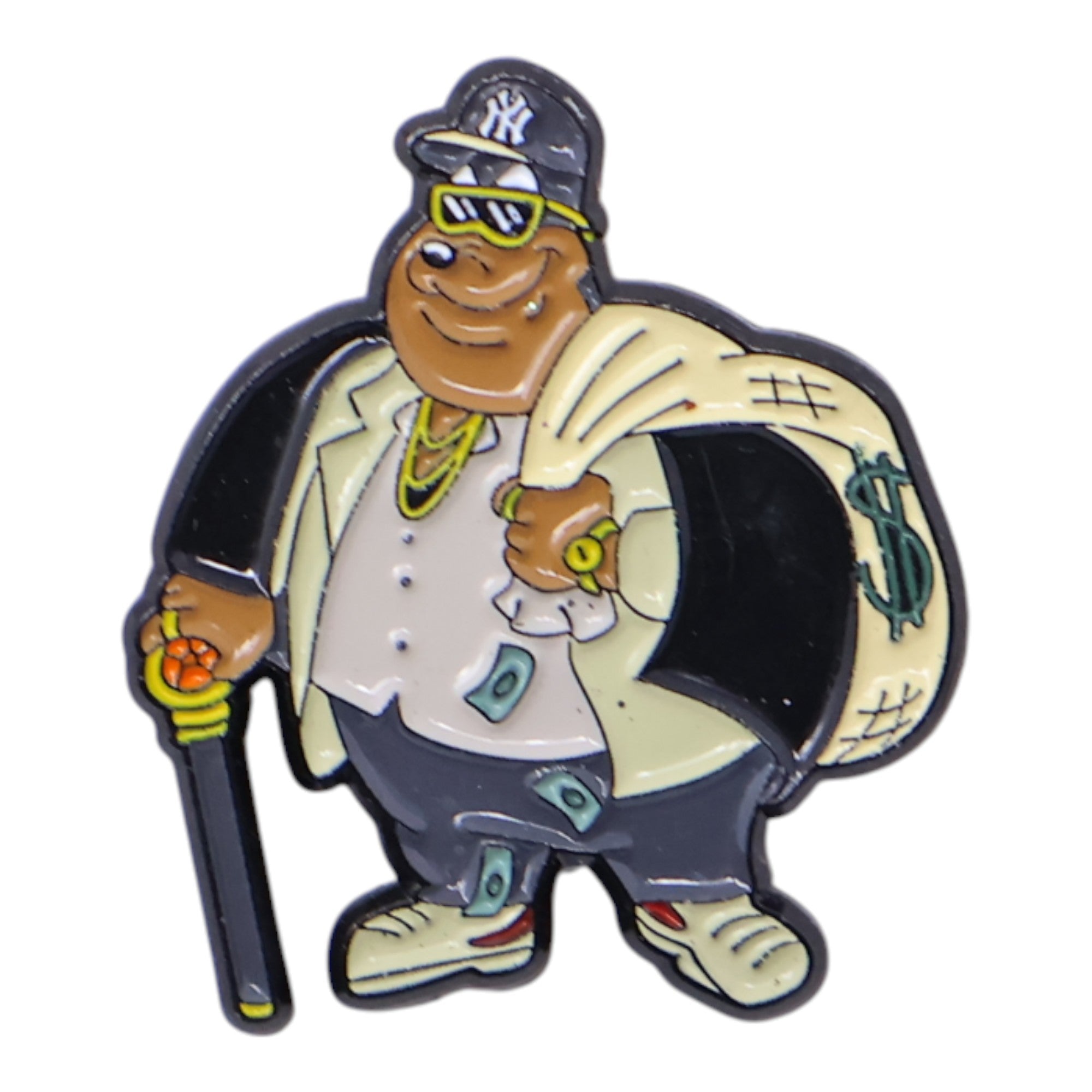 Money Bag Boss Graphic Pin