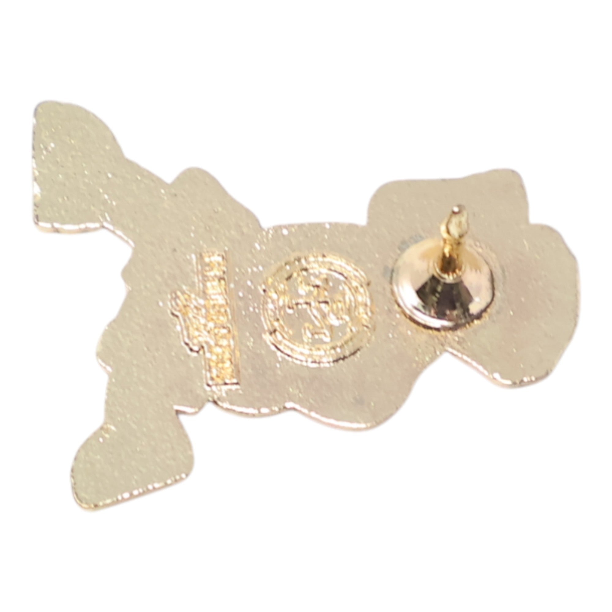 On the Run Hooded Man Graphic Pin