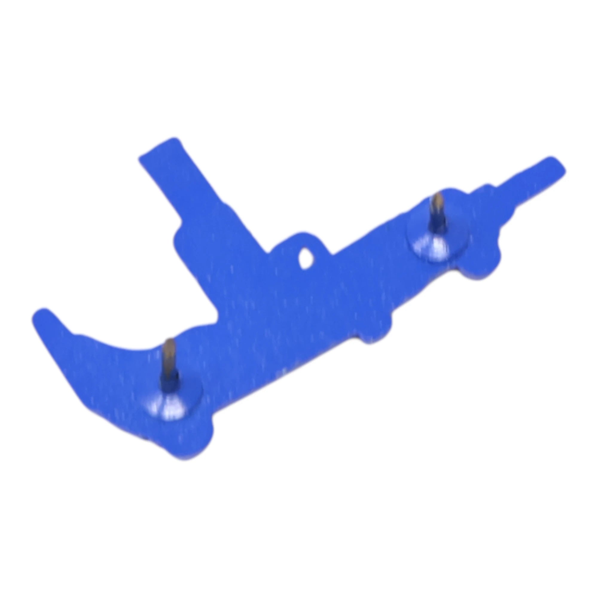 Blue Uzi Graphic Pin