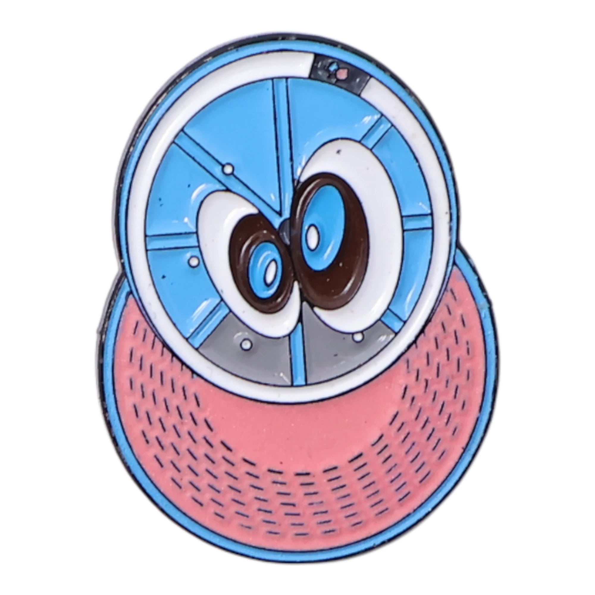 Various Pink Undervisor Eye Caps Graphic Pin