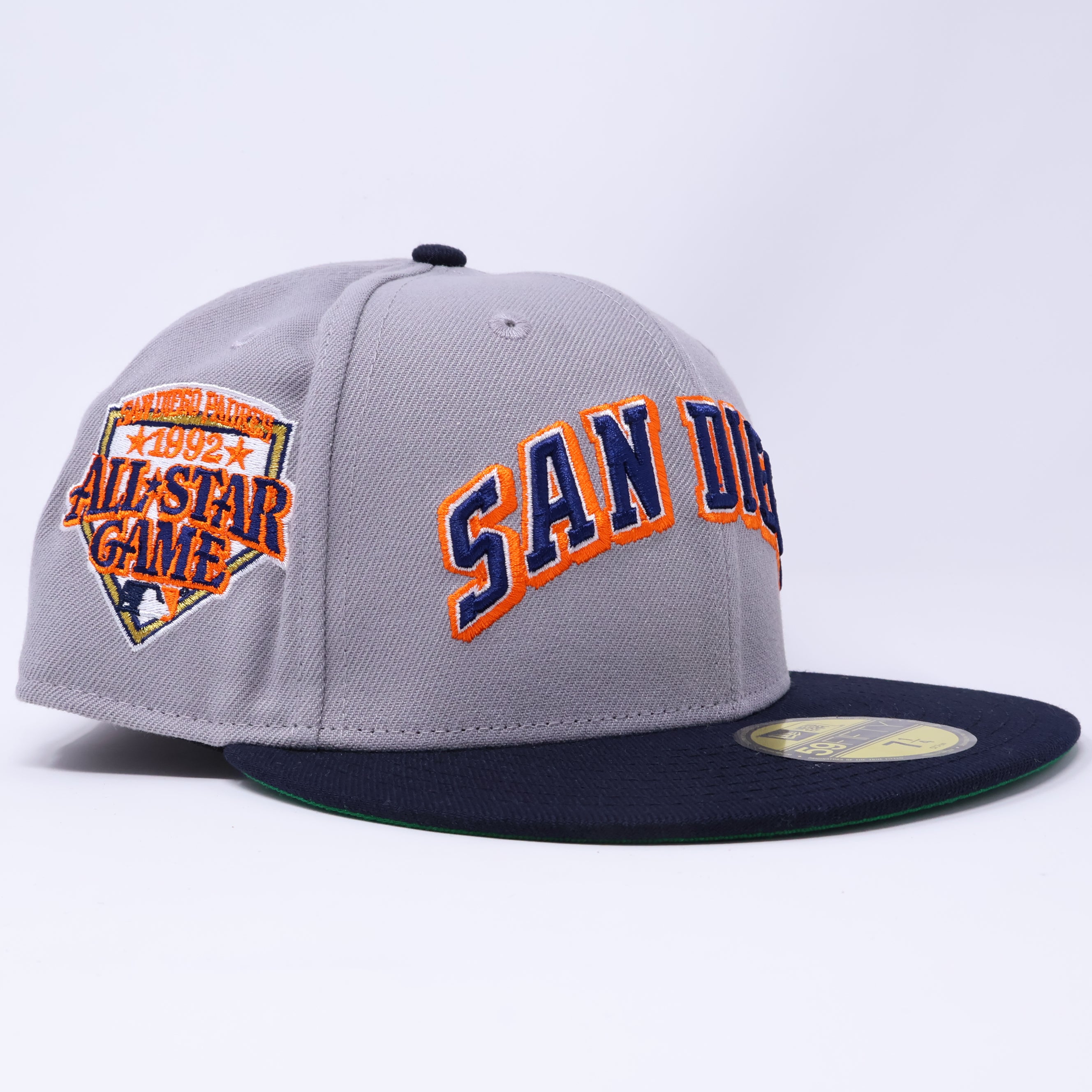 NWT 1/4 Gray San Diego Padres 1992 All Star Game 59fifty New