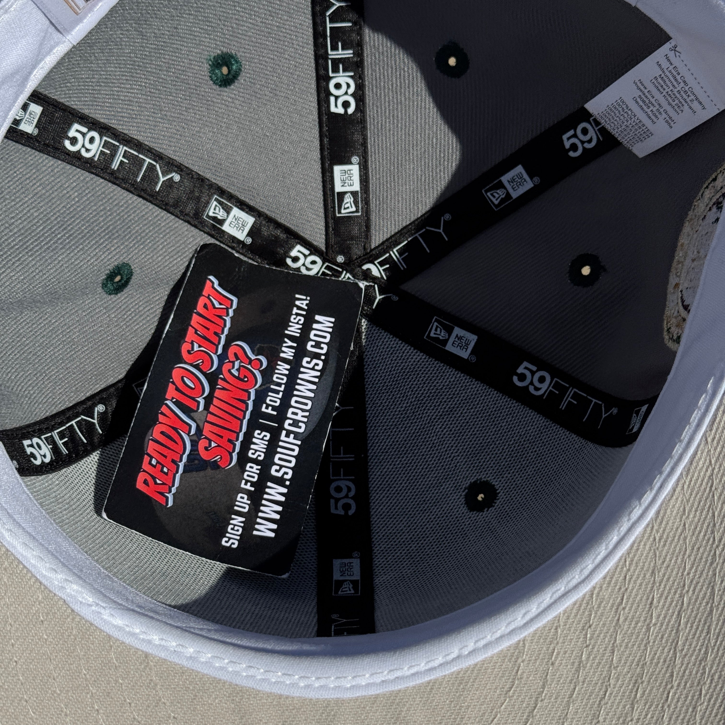 USED 1/8 Gray Minnesota Twins 60 Season 59fifty New Era Fitted Hat Cap