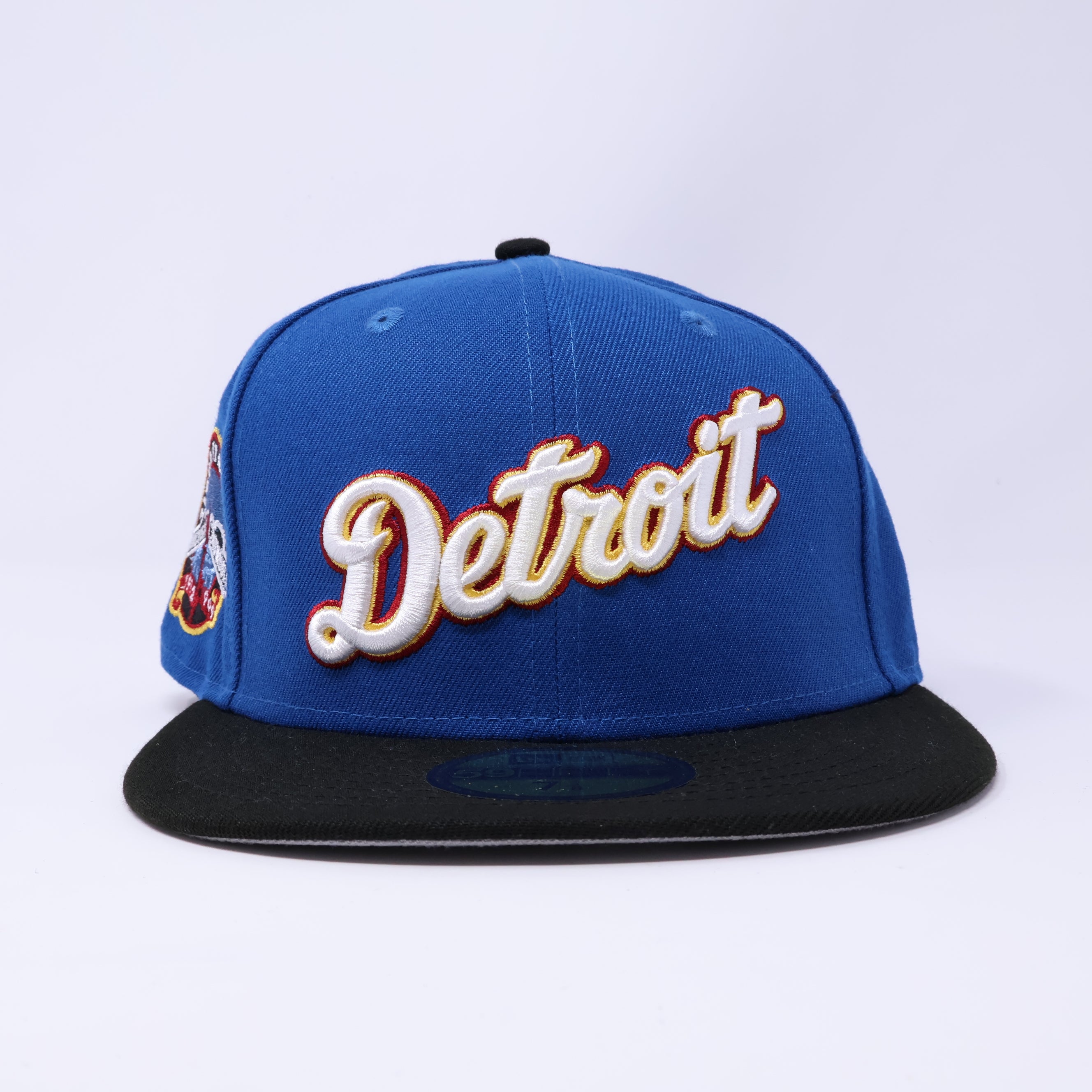 NWT 1/8 Blue Detroit Tigers Michigan Trumball 59fifty New Era Fitted Hat Cap