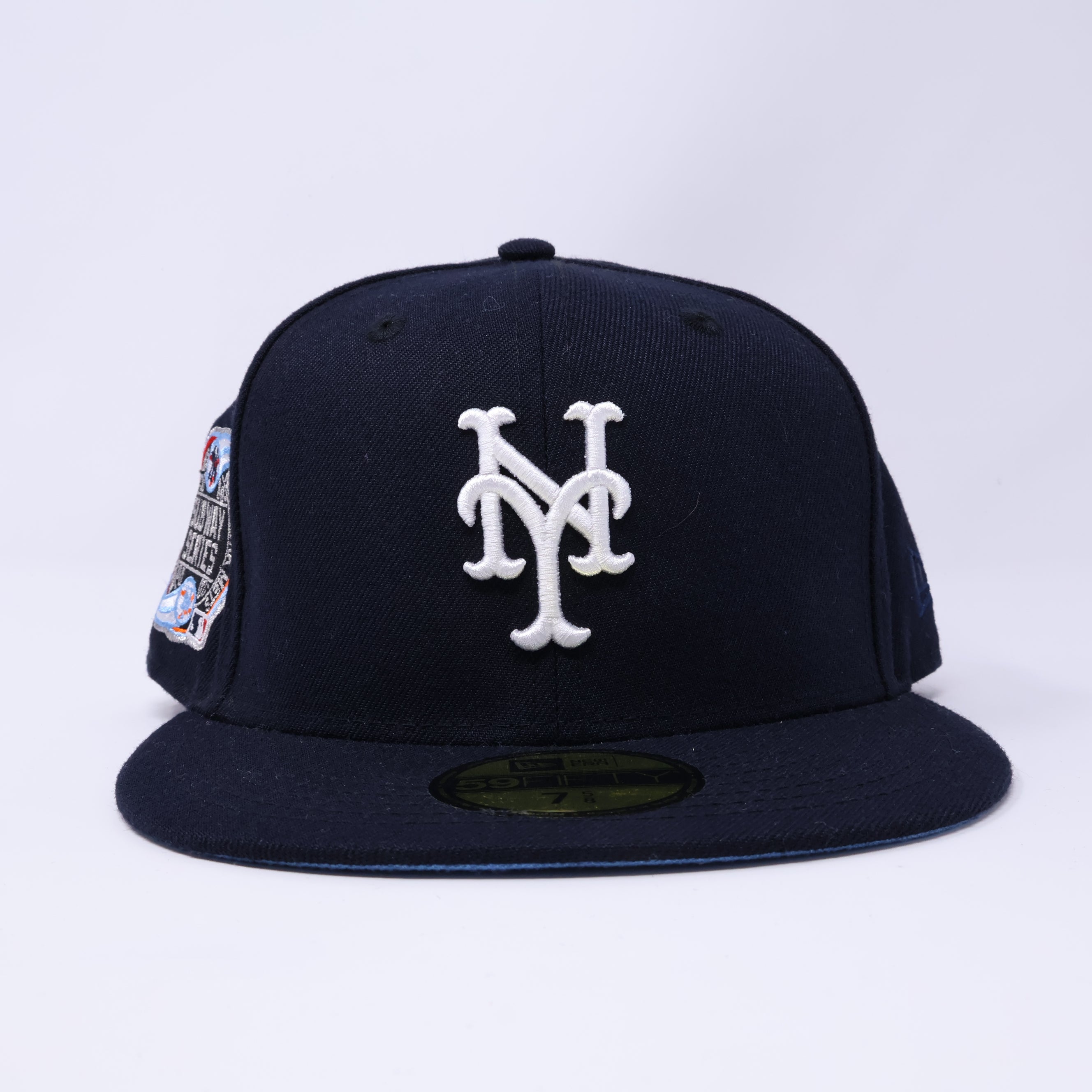 NWT 5/8 Navy New York Mets Subway Series 59fifty New Era Fitted Hat Cap