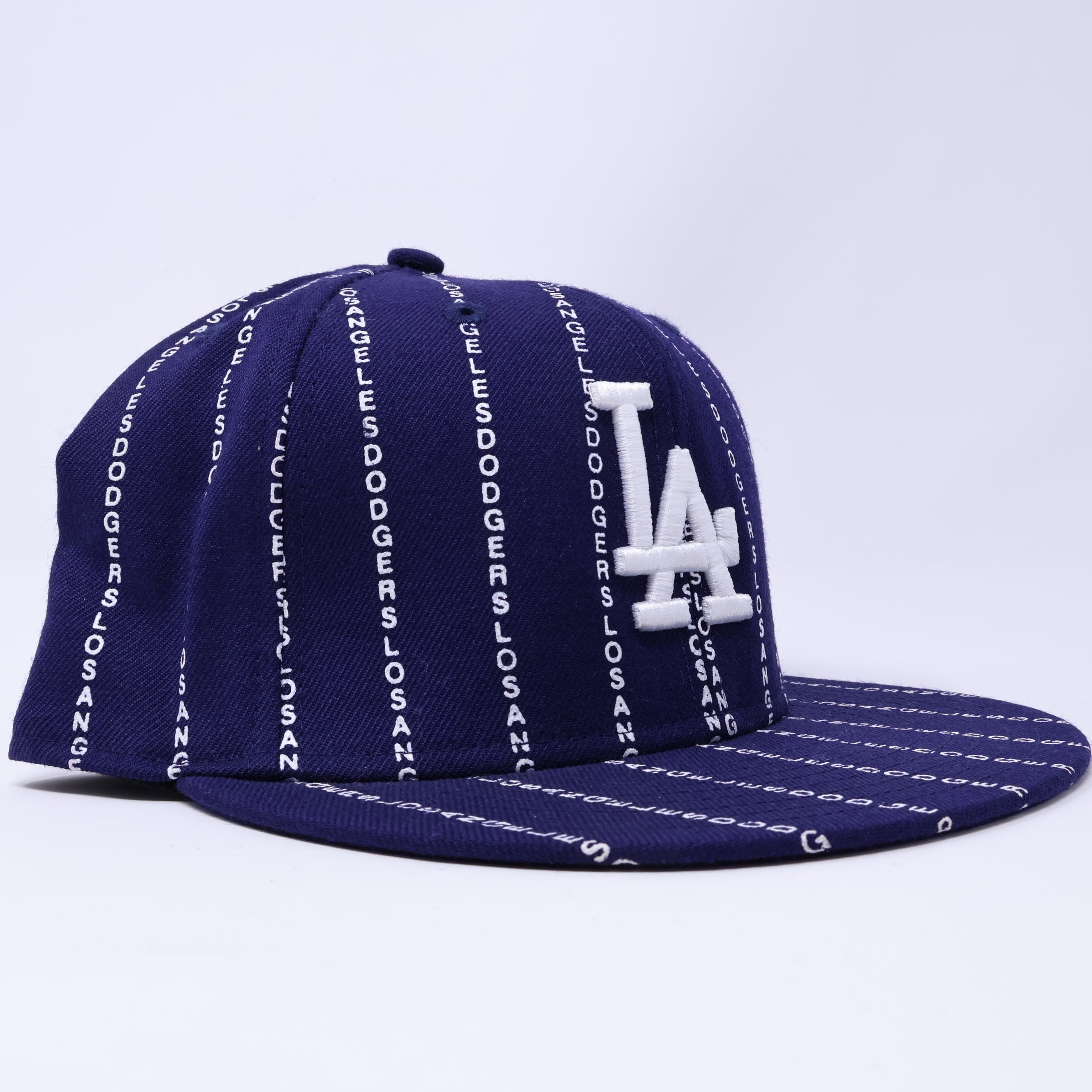 NWT Navy Los Angeles Dodgers THROWBACK 59fifty New Era Fitted Hat Cap