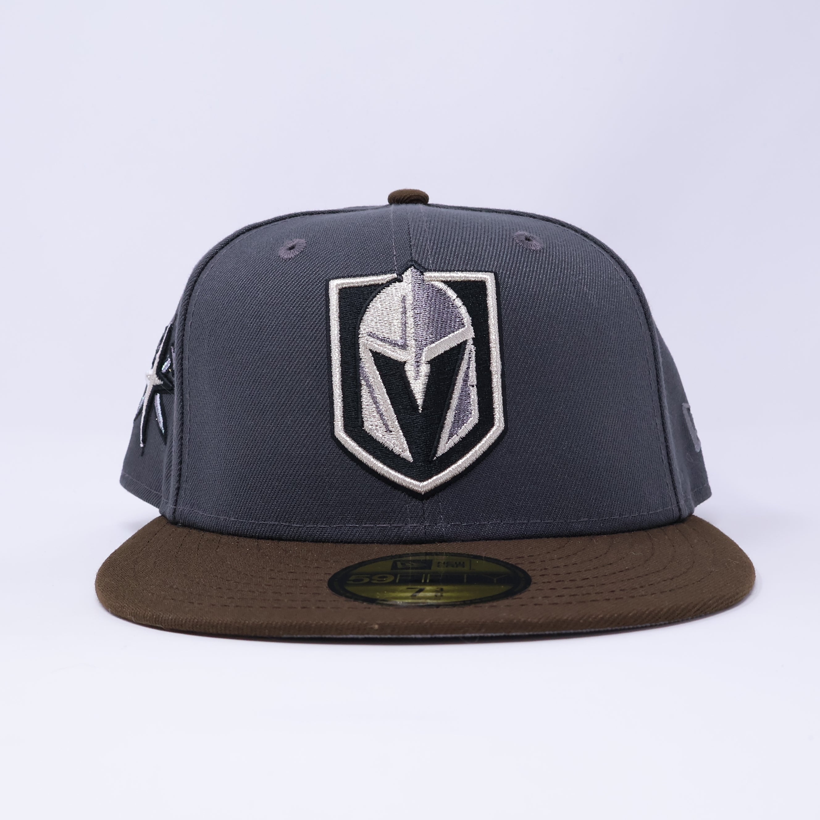 NWT 3/8 Gray Las Vegas Golden Knights NHL 59fifty New Era Fitted Hat Cap