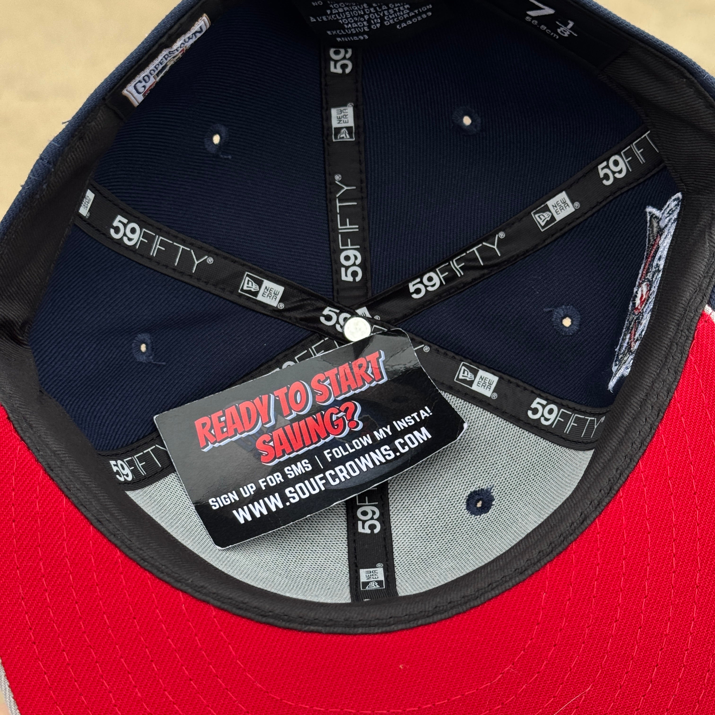NWT 1/8 Navy New York Yankees 2000 World Series 59fifty New Era Fitted Hat Cap