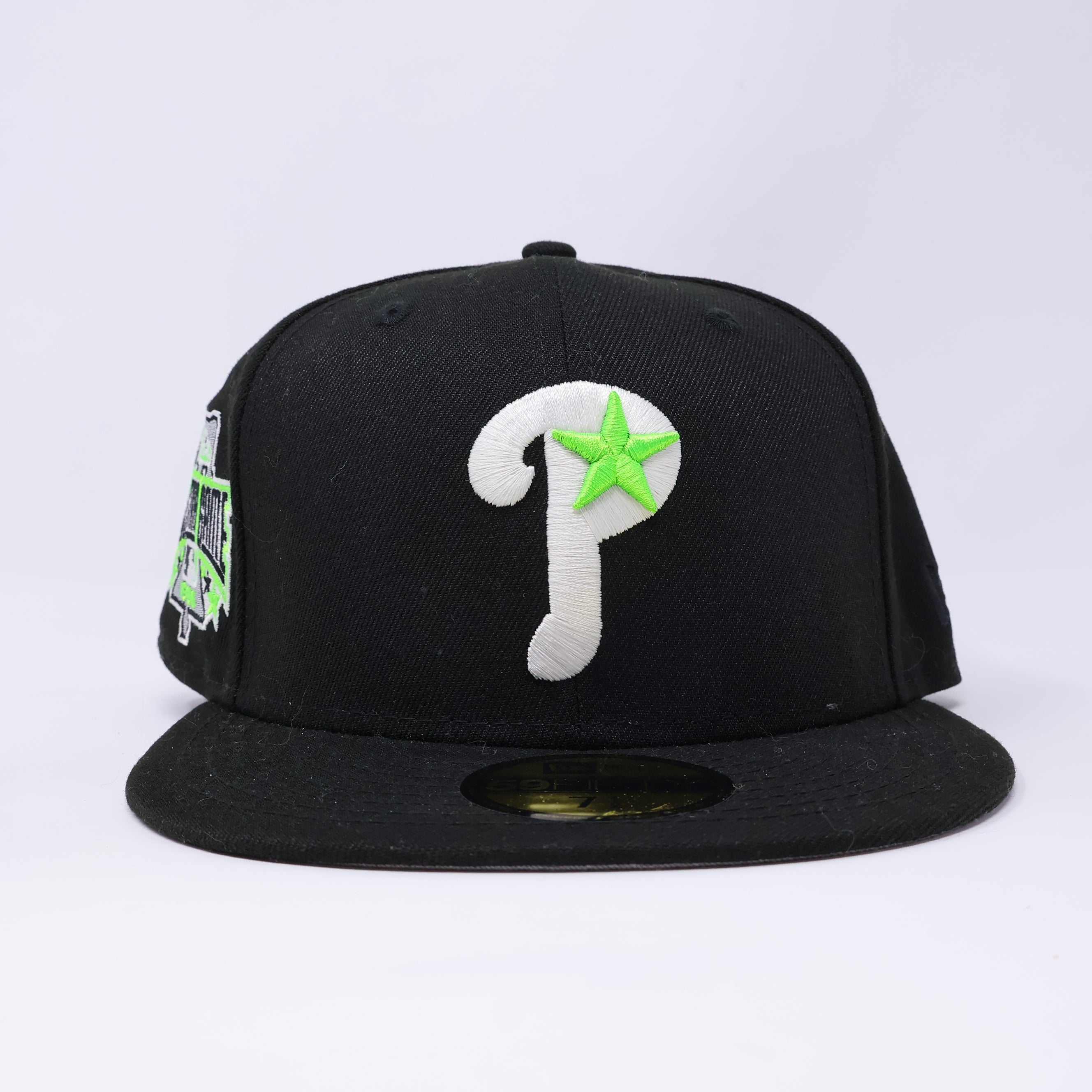 NWT 1/2 Black Philadelphia Phillies 1996 All-Star Game 59fifty New Era Fitted Hat Cap