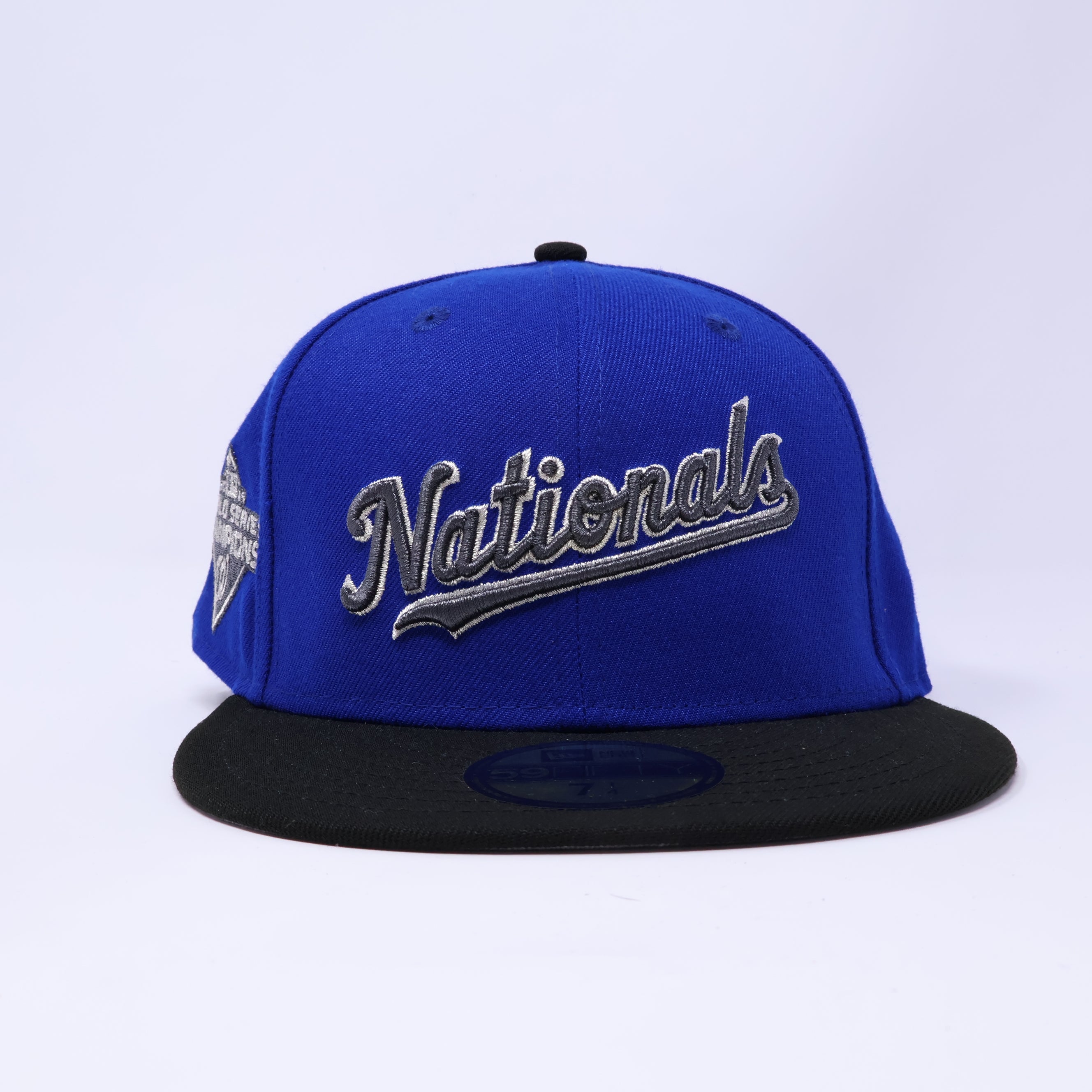 NWT 1/4 Blue Washington Nationals 2019 World Series 59fifty New Era Fitted Hat Cap