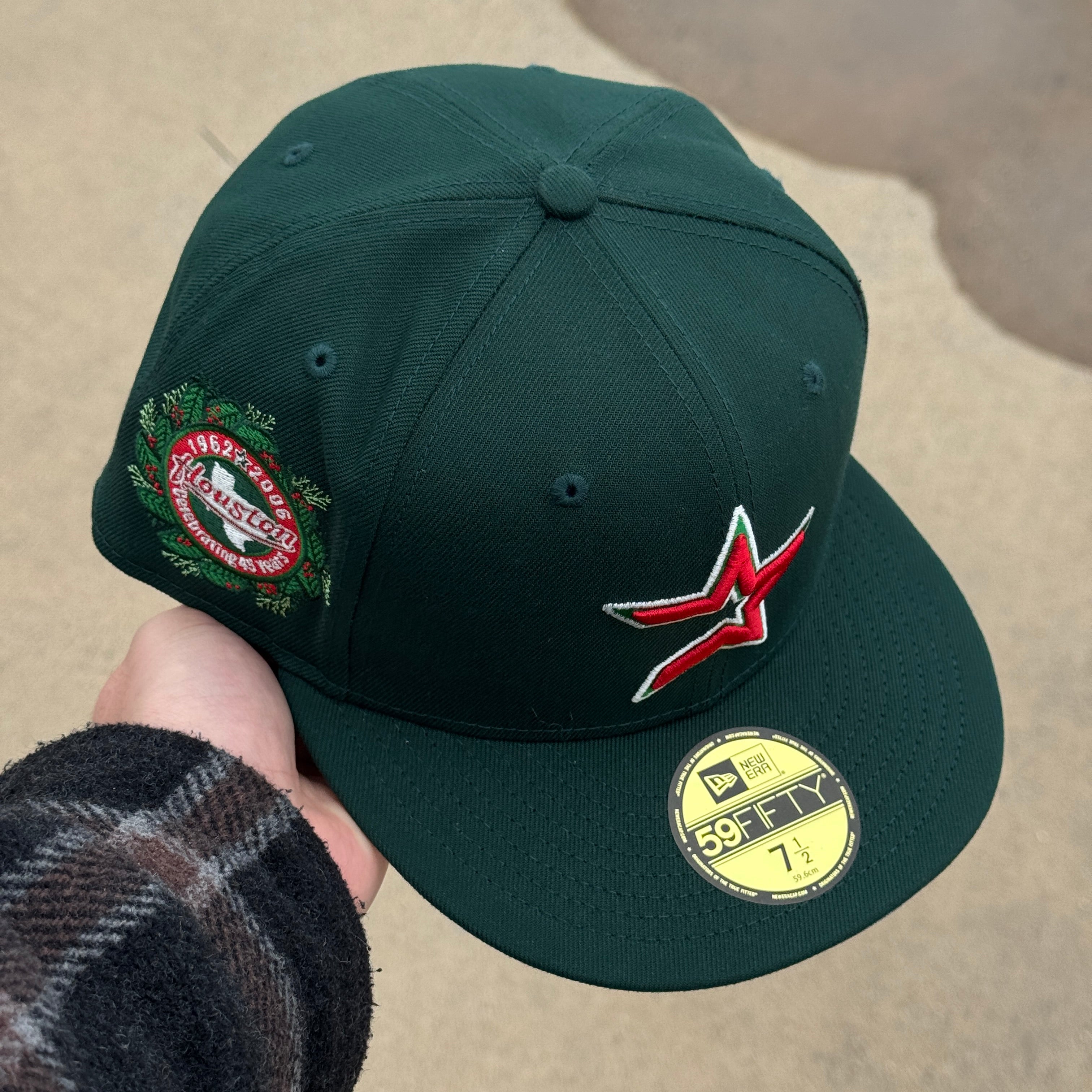 NWT 1/2 Green Houston Astros Celebrating 45 Years 59fifty New Era Fitted Hat Cap