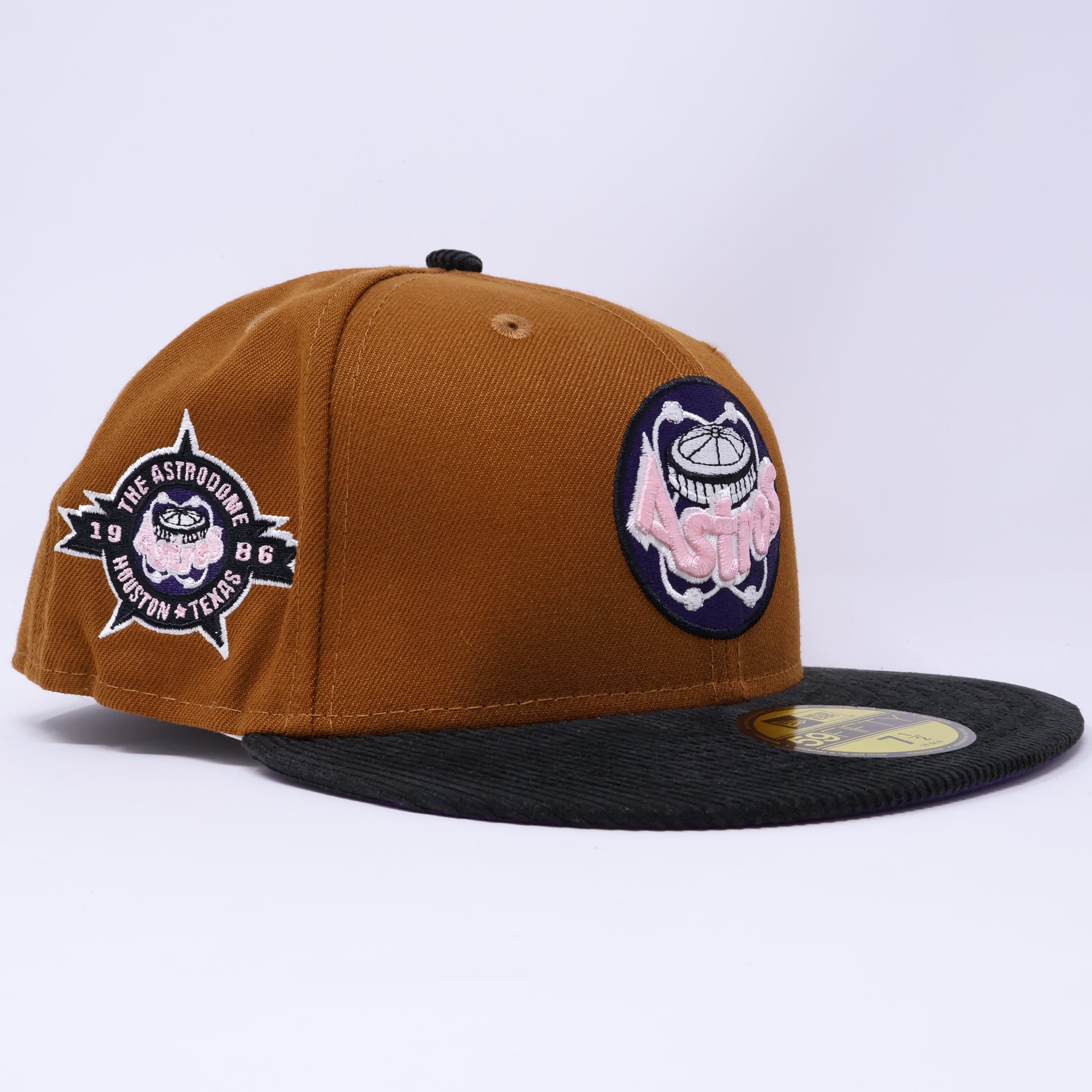 NEW 1/2 Brown Houston Astros 1986 The Astrodome 59FIFTY New Era Fitted Hat