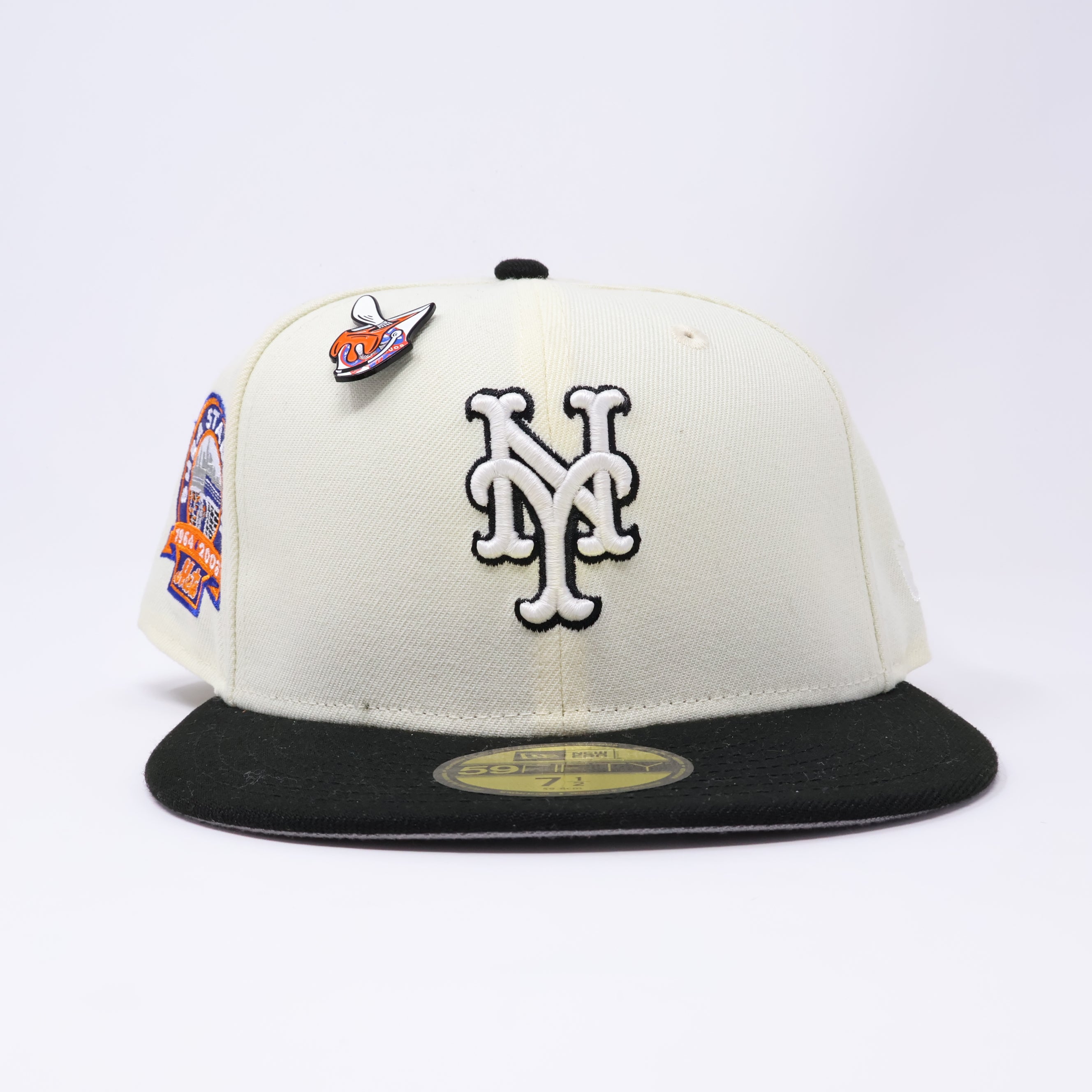 NWT Chrome New York Mets Shea Stadium 59fifty New Era Fitted Hat Cap