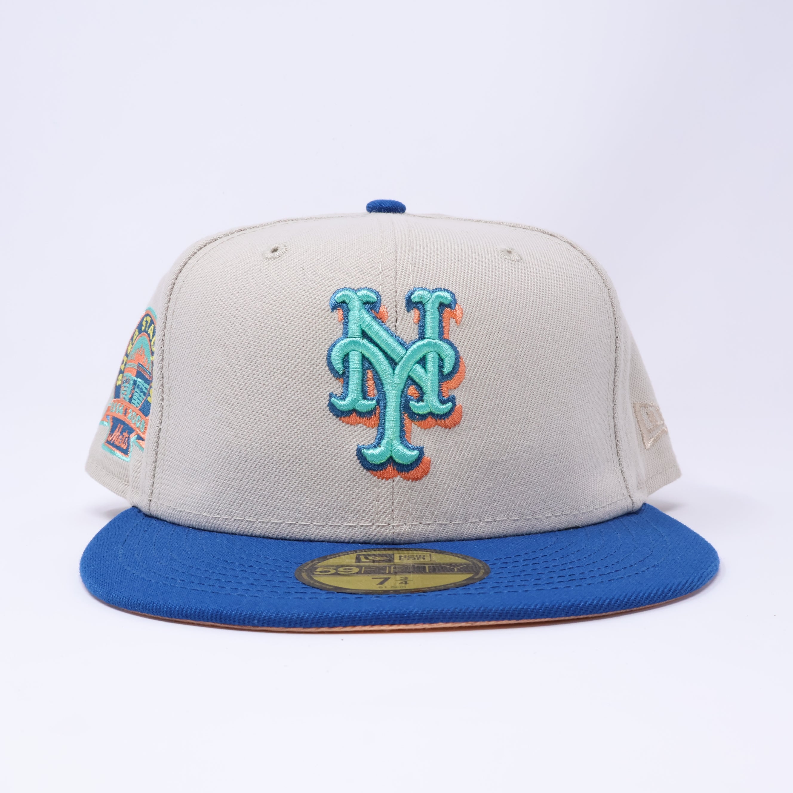 NWT Stone New York Mets Shea Stadium 59fifty New Era Fitted Hat Cap