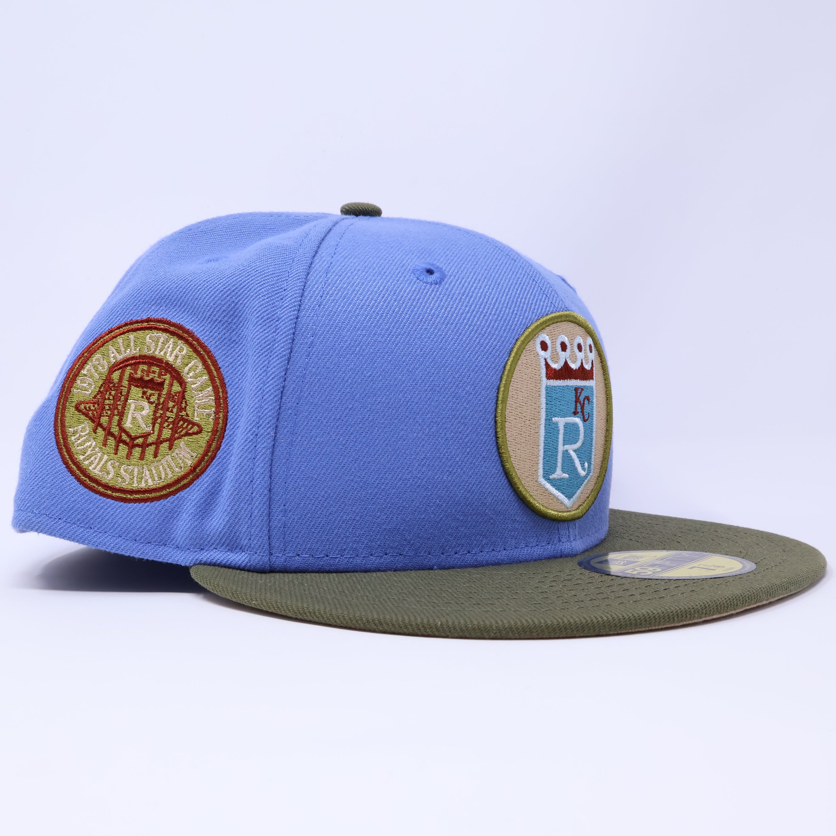 NWT 7/8 Blue Kansas City Royals 1978 All Star Game 59fifty New Era Fitted Hat Cap