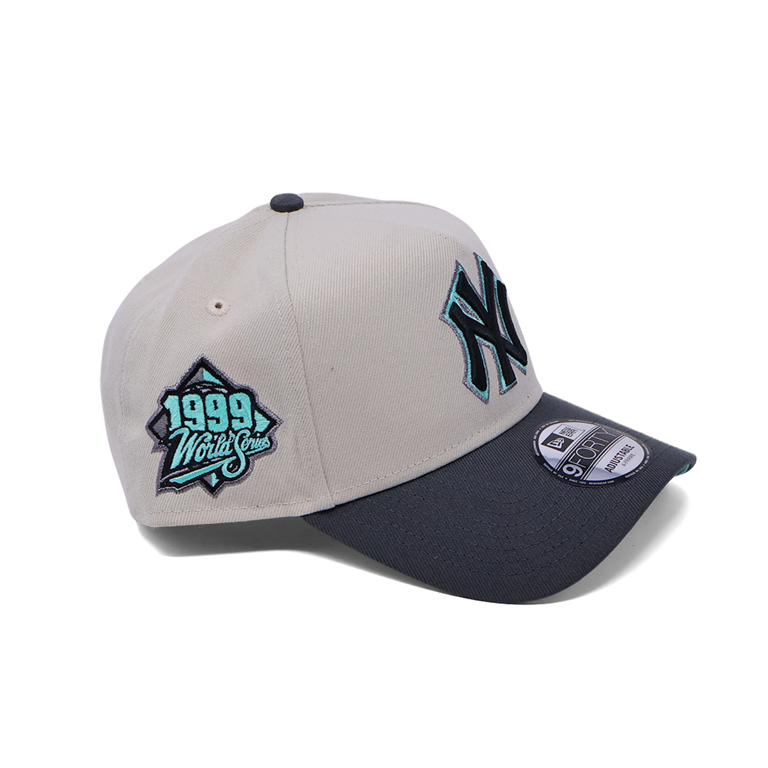 NWT Stone New York Yankees 1999 World Series 9Forty A-Frame New Era Adjustable Snapback Hat 5 Panel