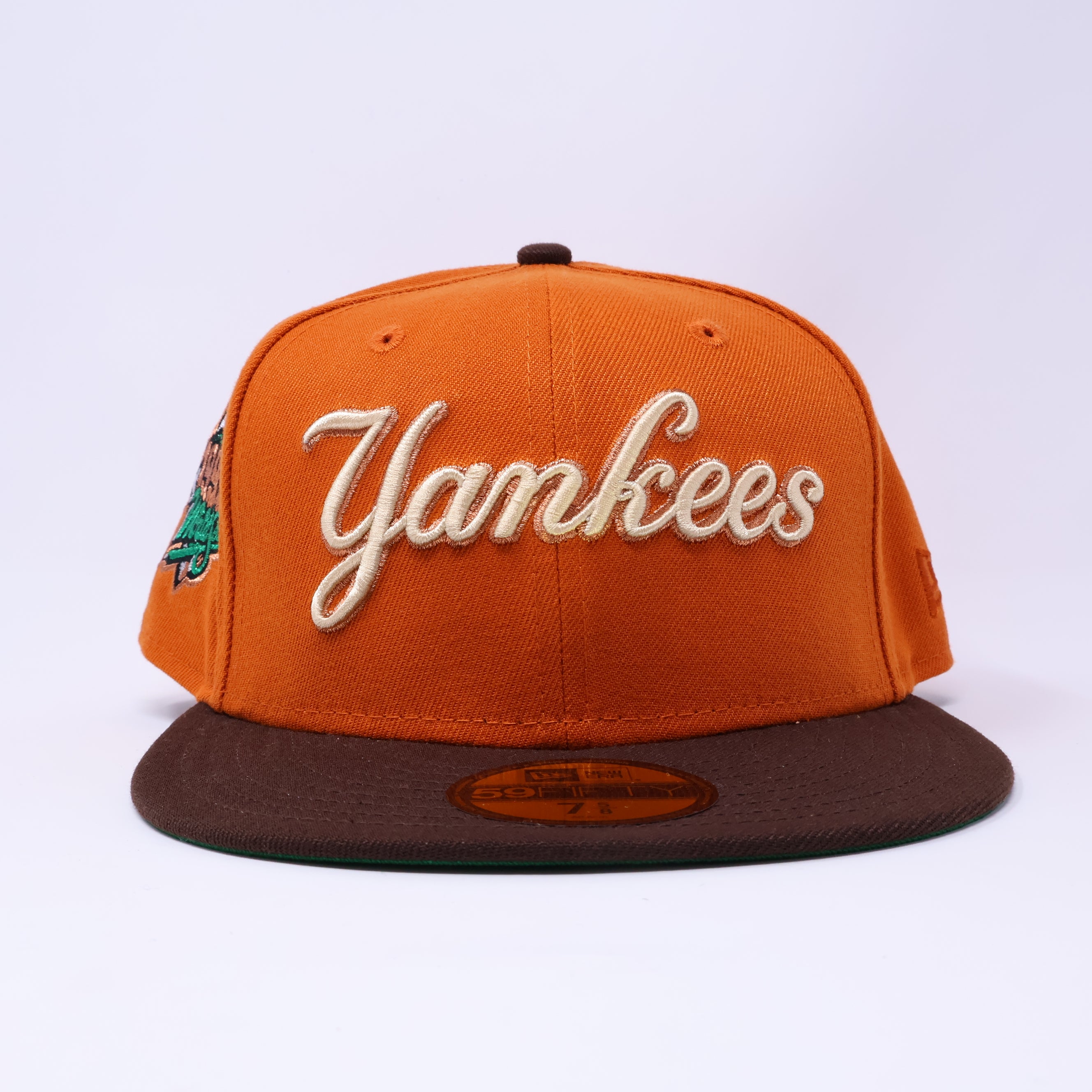 NWT 5/8 Orange New York Yankees 1999 World Series 59fifty New Era Fitted Hat Cap