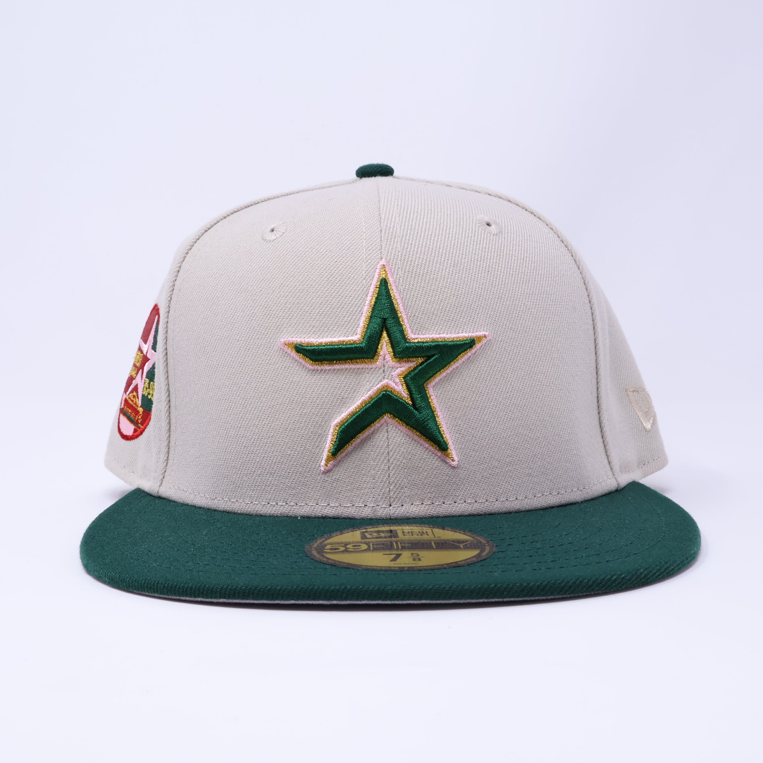 NWT 5/8 Stone Houston Astros 35 Great Years 59fifty New Era Fitted Hat Cap