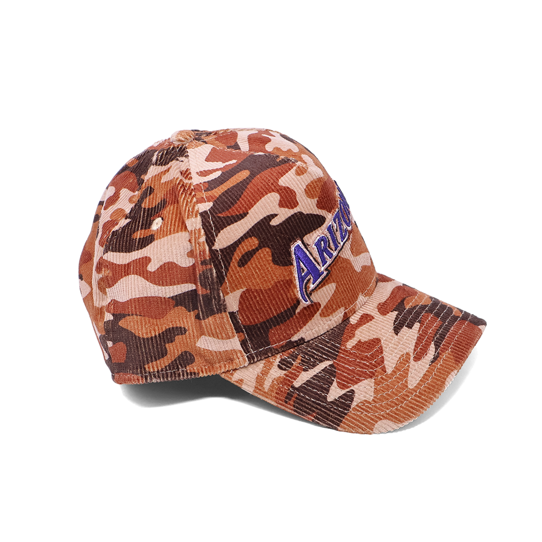 NWT Camo Arizona Diamondbacks Script Corduroy A-Frame New Era Adjustable Snapback Hat 5 Panel
