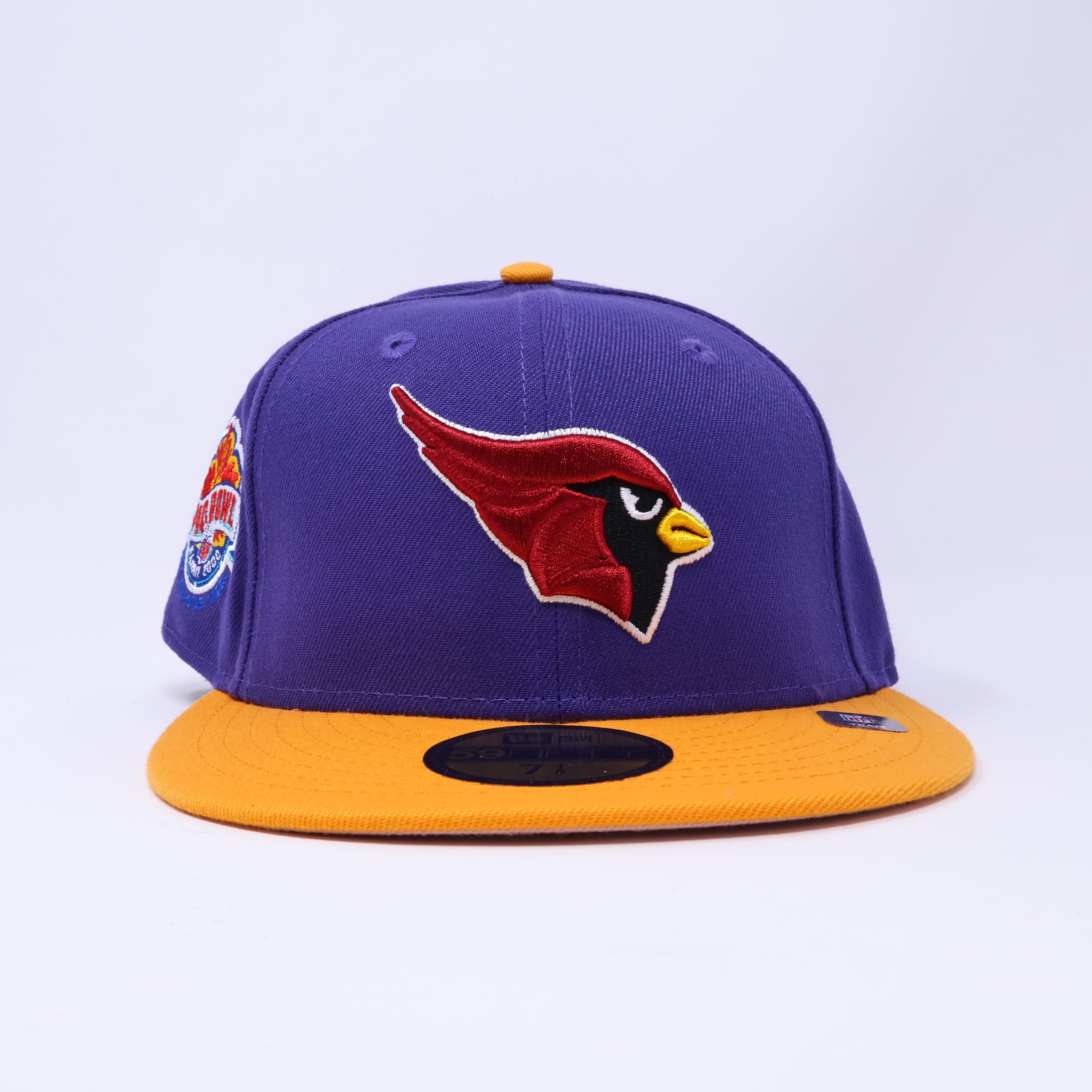 NWT 7 1/8 Purple Arizona Cardinals NFL Probowl 59fifty New Era Fitted Hat Cap