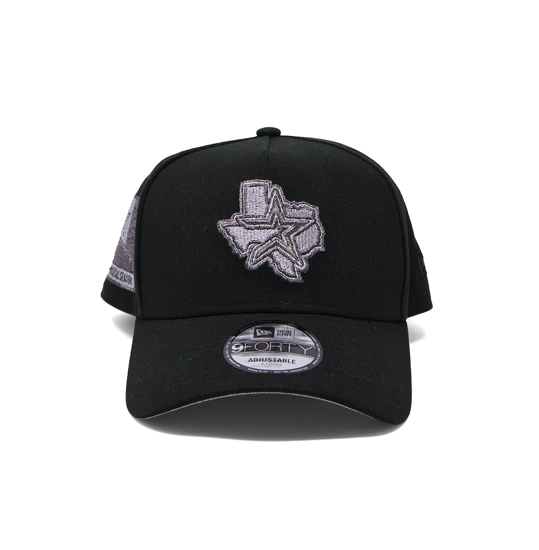 NWT Black Houston Astros 2000 Inaugural A-Frame New Era Adjustable Snapback Hat 5 Panel